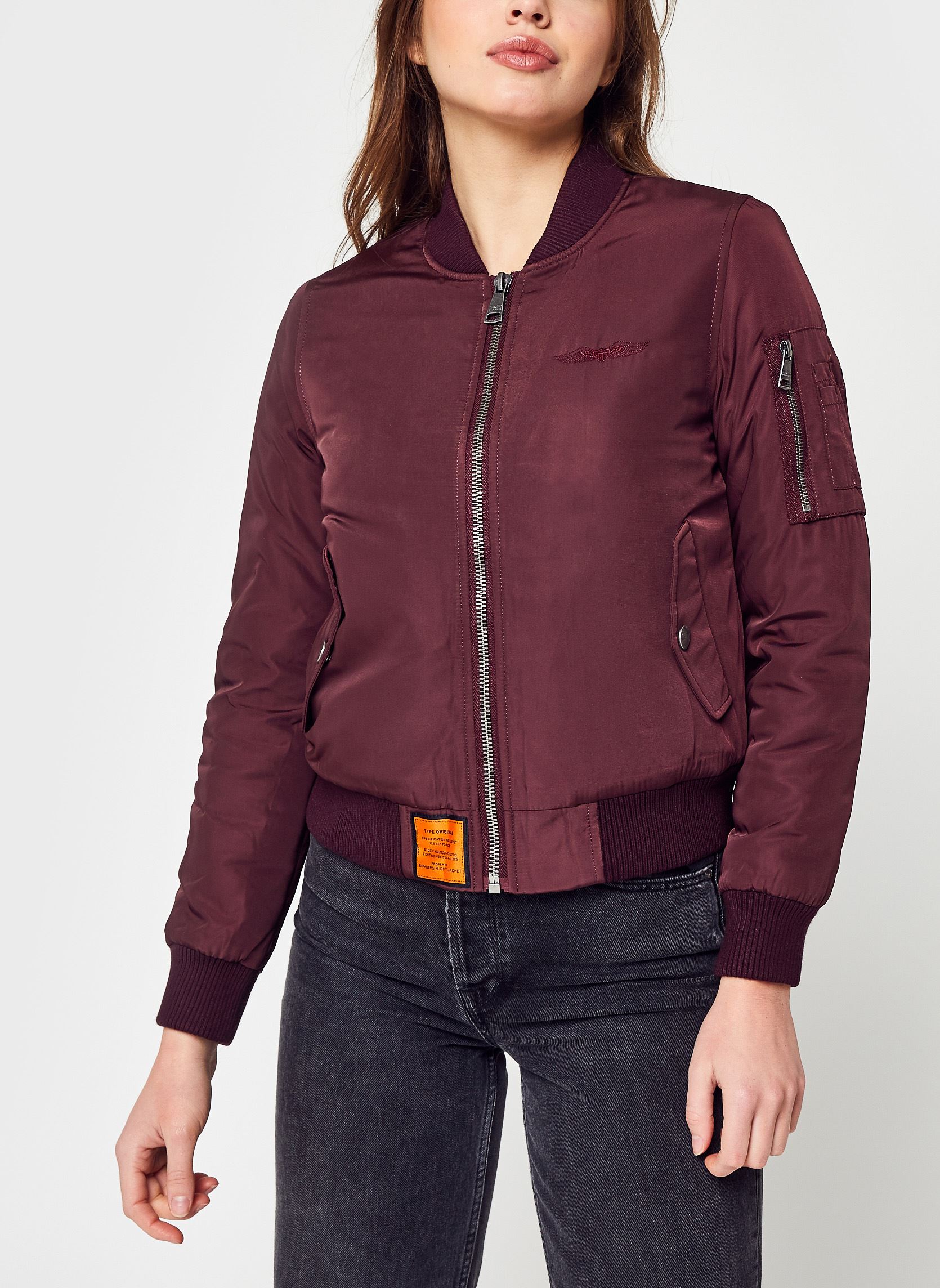 Blousons Original Women femme bordeaux Bombers Original Blousons Original Women femme bordeaux BURGUNDY