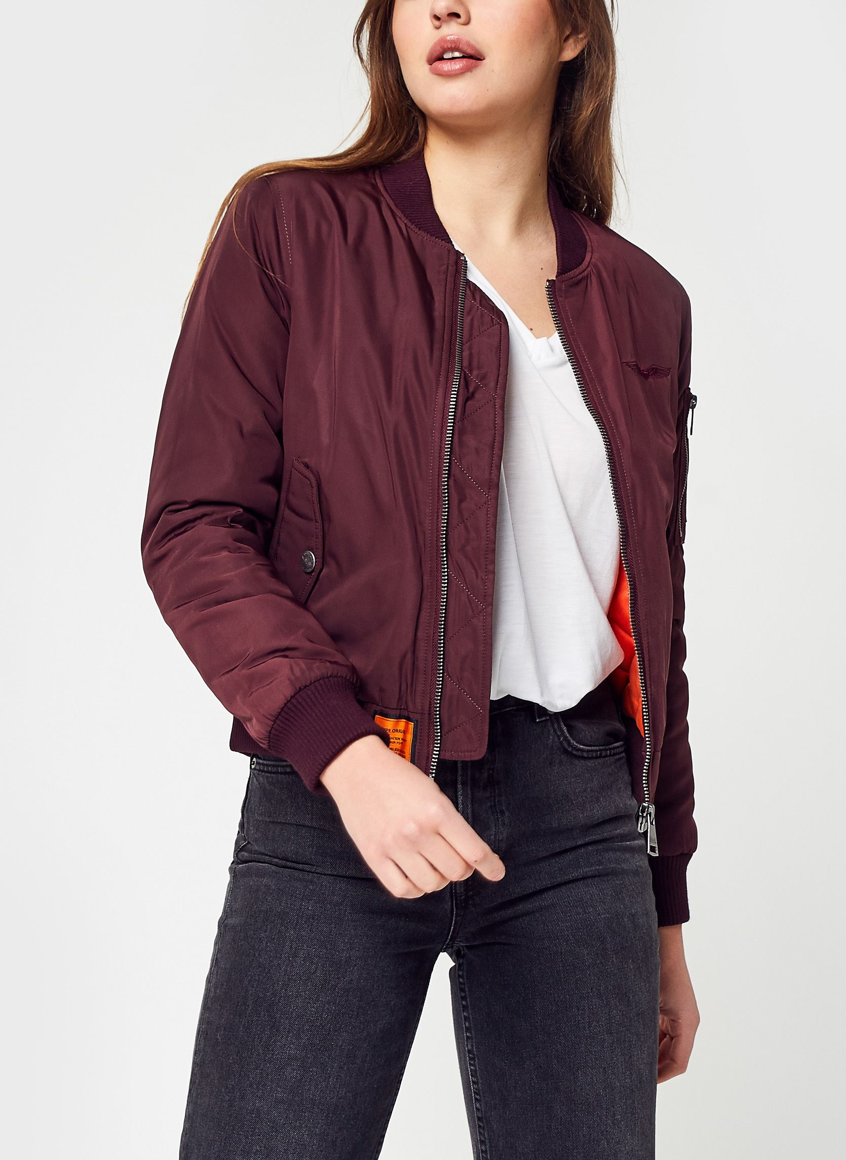 Blousons Original Women femme bordeaux Bombers Original Blousons Original Women femme bordeaux BURGUNDY
