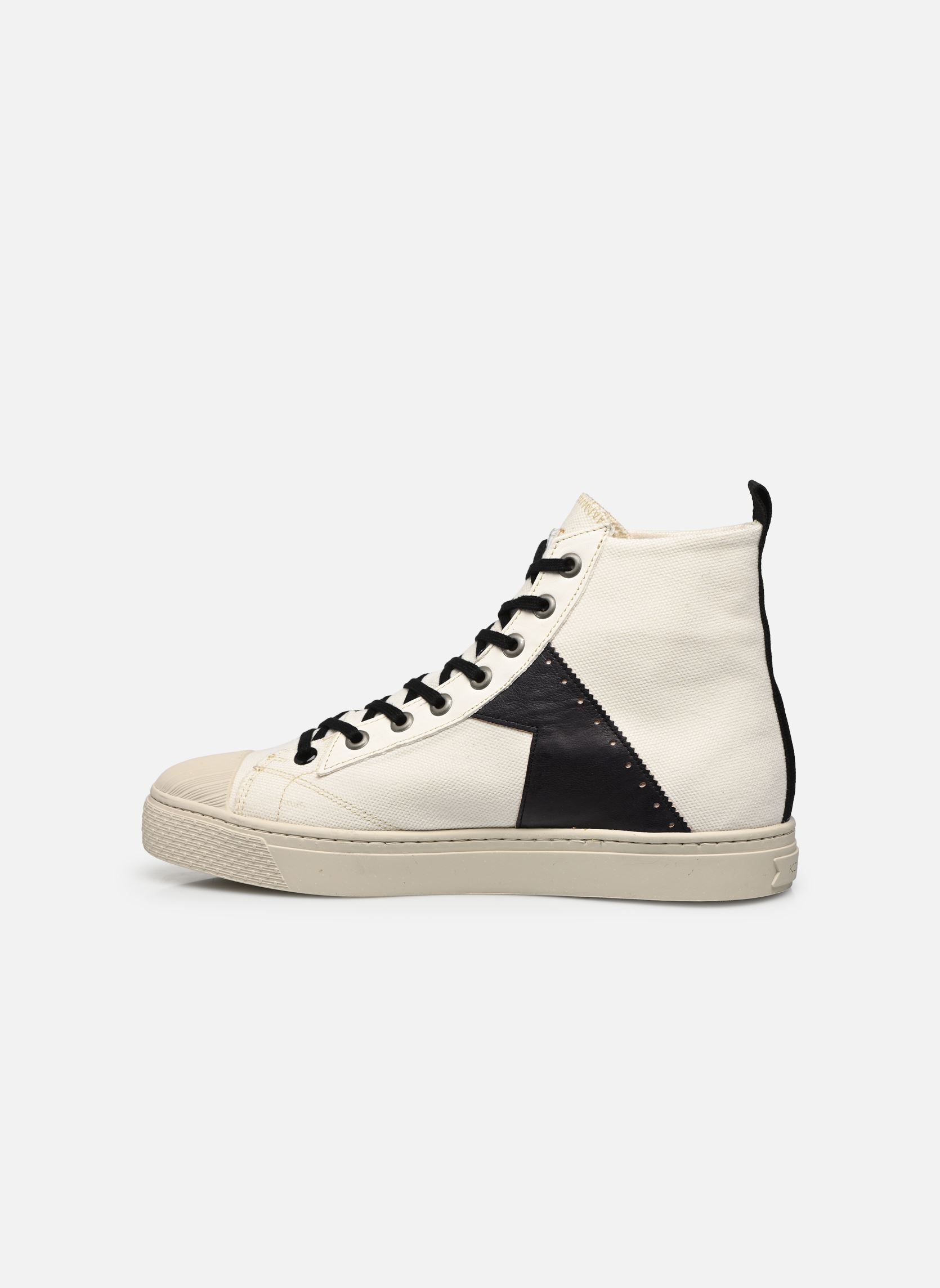 Leinen-Sneaker BACKSTAGE H1 herren weiß Kost Leinen-Sneaker BACKSTAGE H1 herren weiß ECRU+NOIR