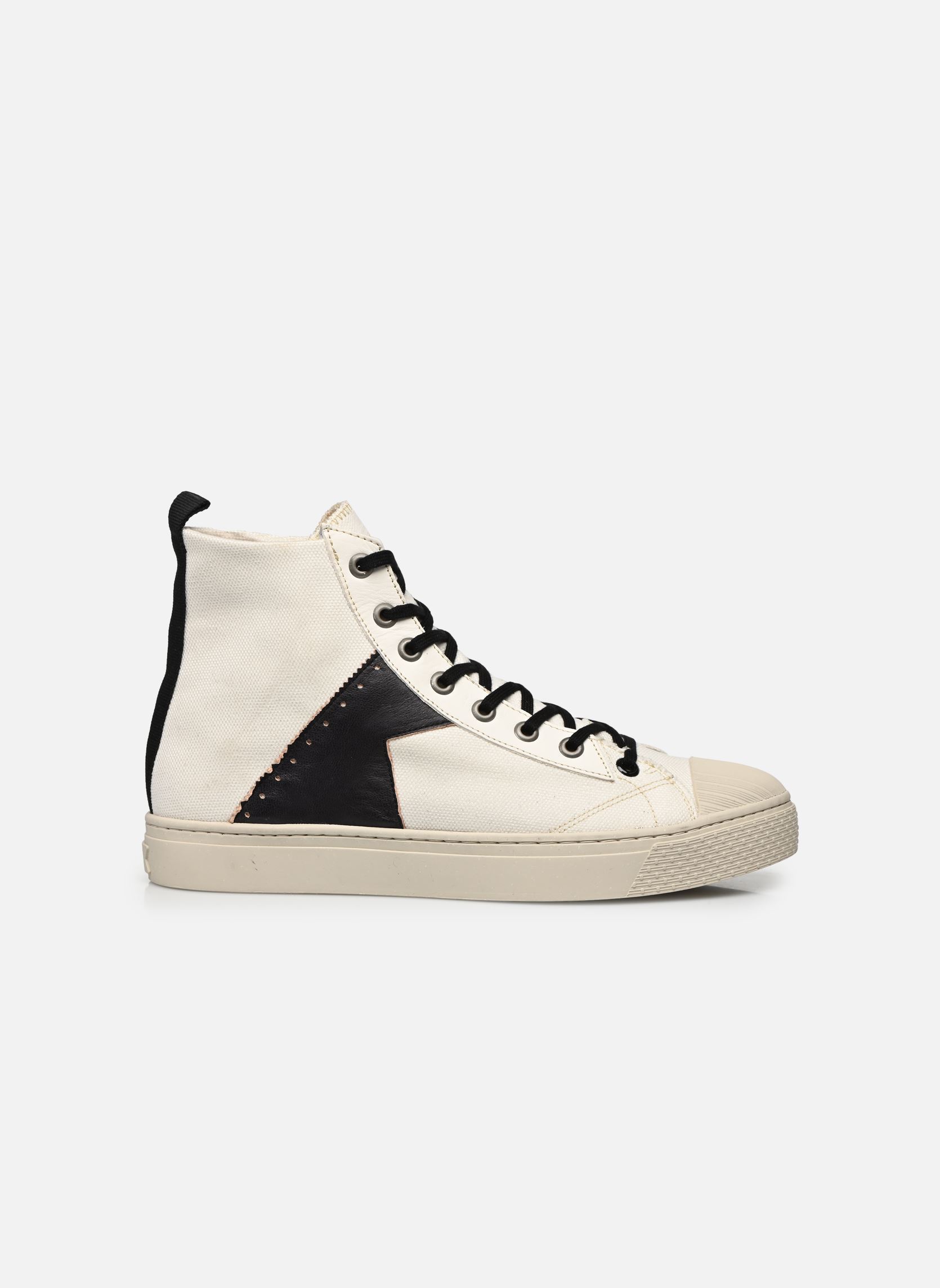 Leinen-Sneaker BACKSTAGE H1 herren weiß Kost Leinen-Sneaker BACKSTAGE H1 herren weiß ECRU+NOIR
