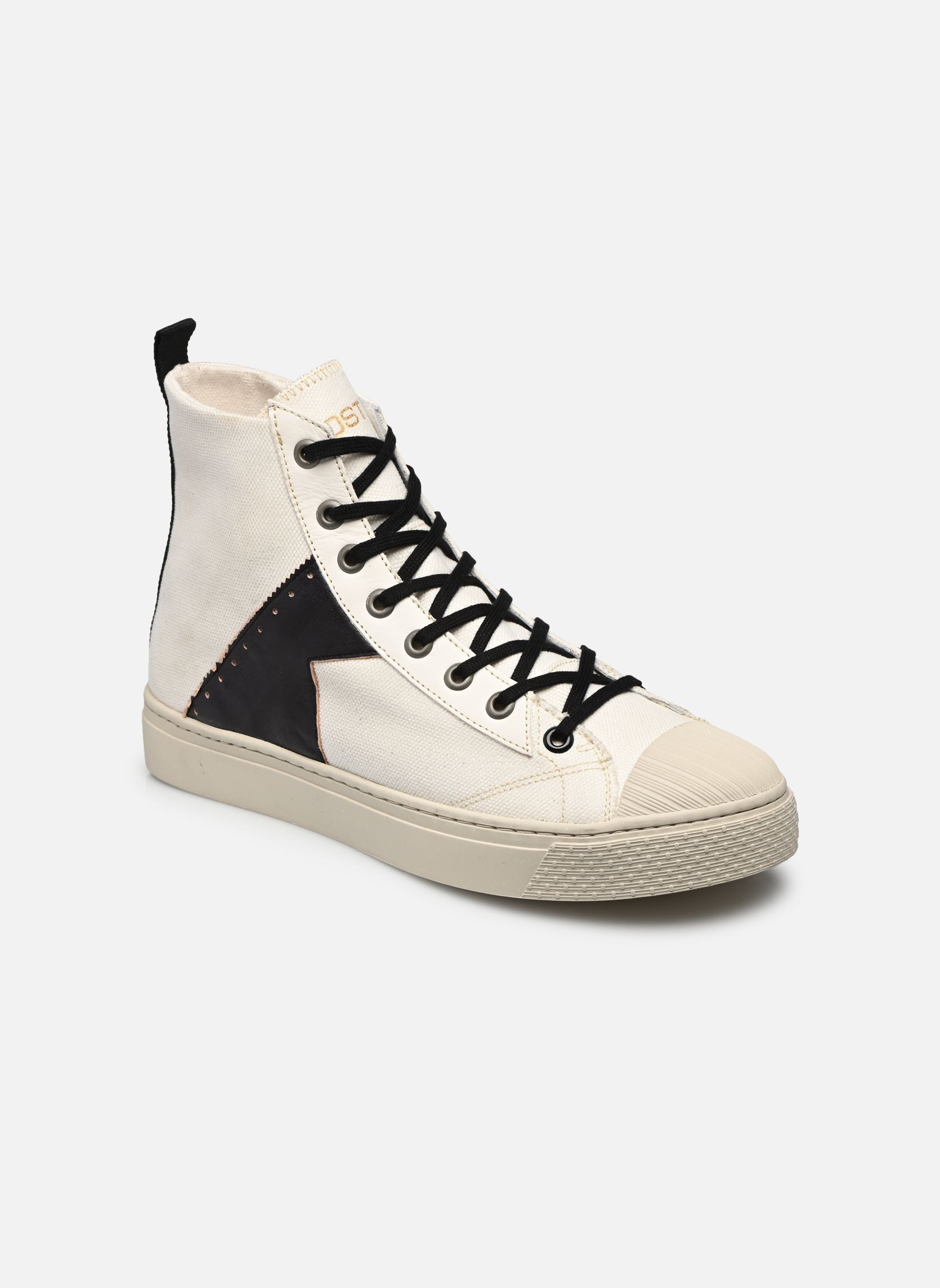 Leinen-Sneaker BACKSTAGE H1 herren weiß Kost Leinen-Sneaker BACKSTAGE H1 herren weiß ECRU+NOIR