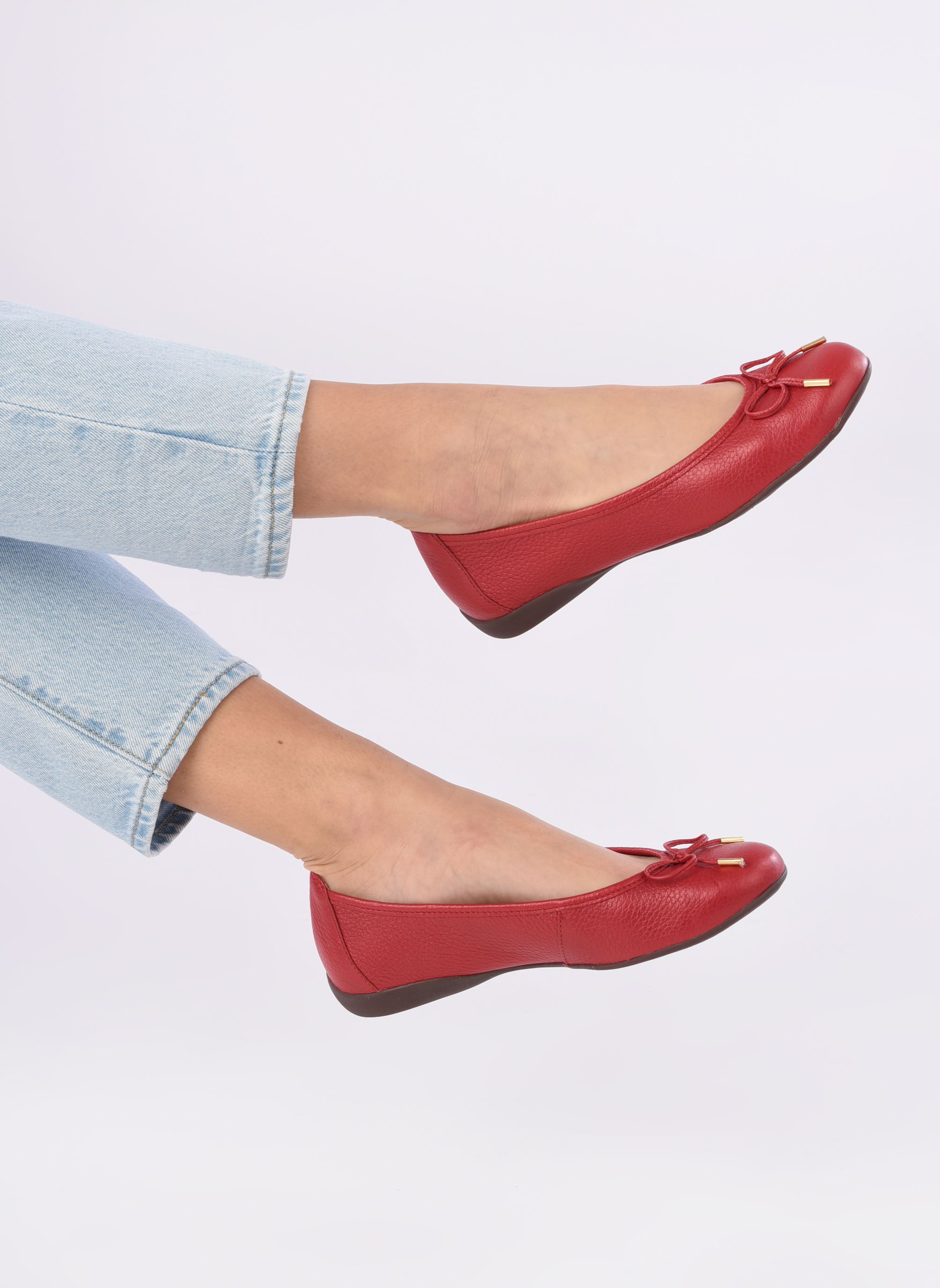 Klassische Ballerinas Wolf damen rot Georgia Rose Soft Klassische Ballerinas Wolf damen rot Rouge2