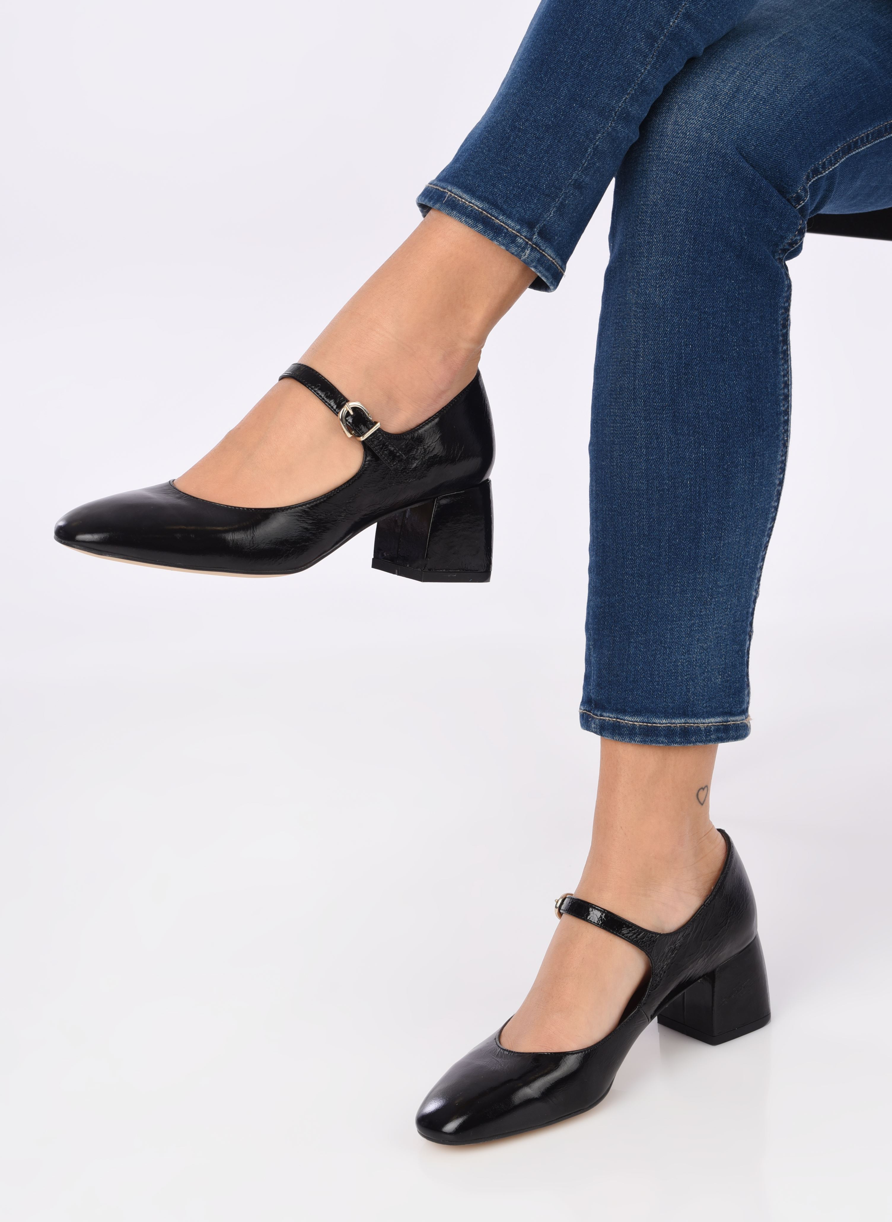 Zapatos de tacón con correas Elma mujer negro Georgia Rose Zapatos de tacón con correas Elma mujer negro NOIR