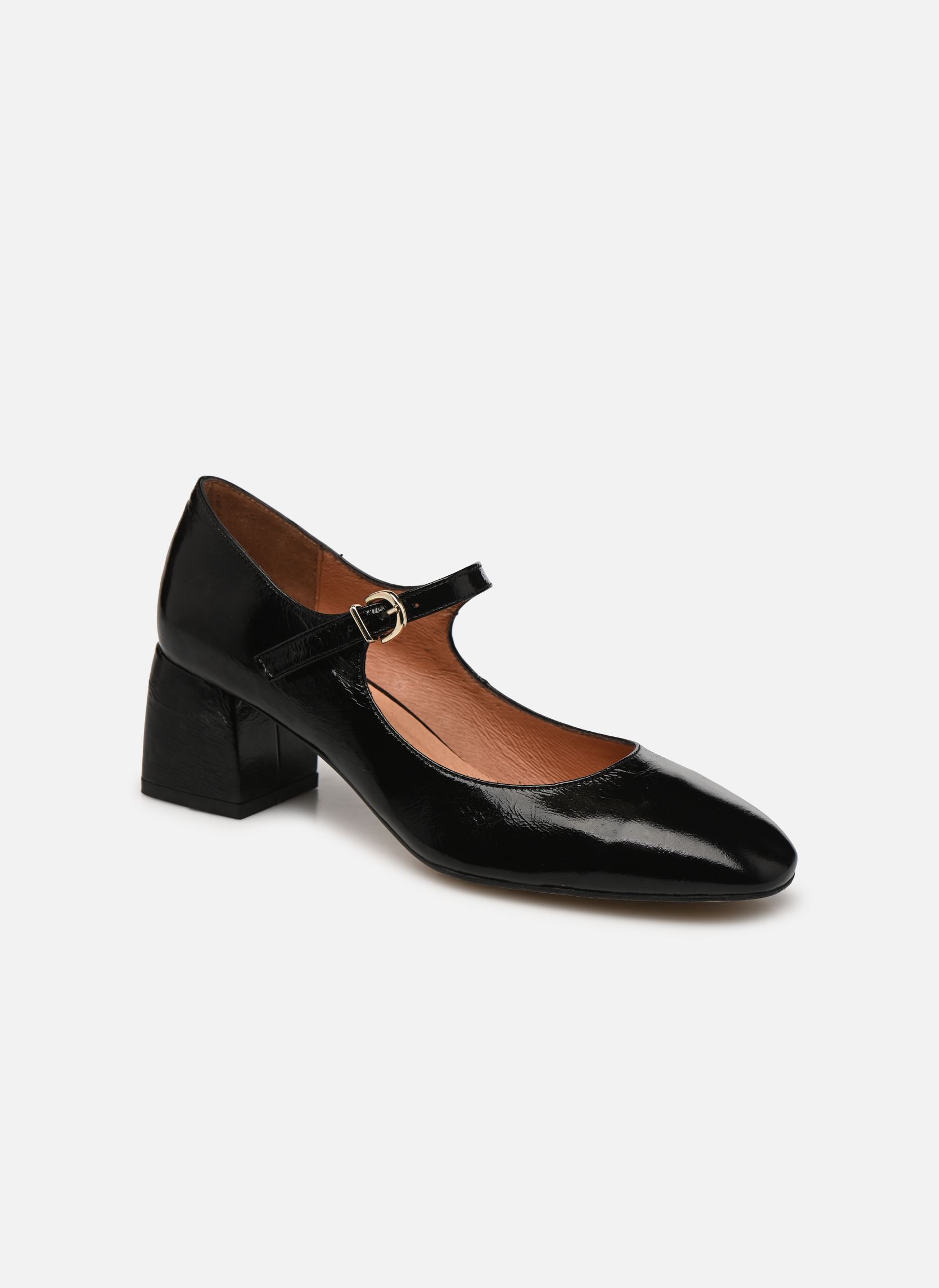 Zapatos de tacón con correas Elma mujer negro Georgia Rose Zapatos de tacón con correas Elma mujer negro NOIR