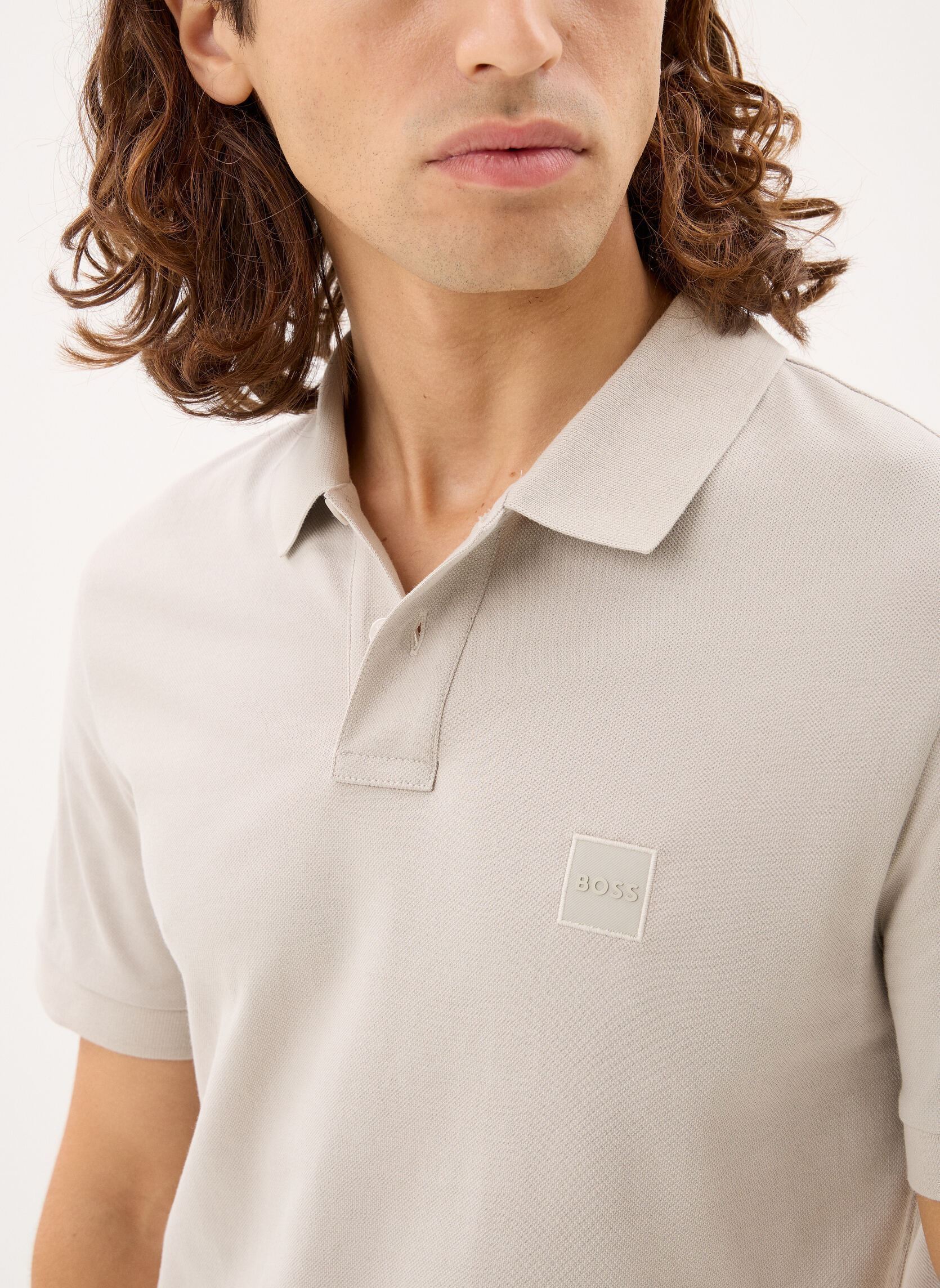 Polo's Passenger heren grijs BOSS Polo's Passenger heren grijs 070-Open Grey