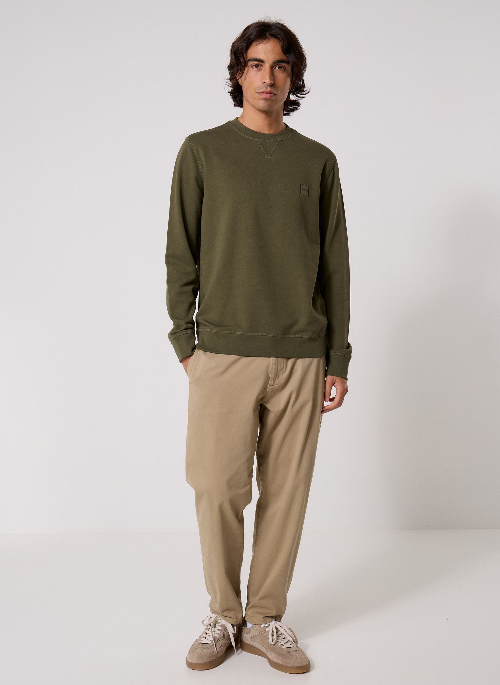 Sweatshirts Westart heren groen BOSS Sweatshirts Westart heren groen 325