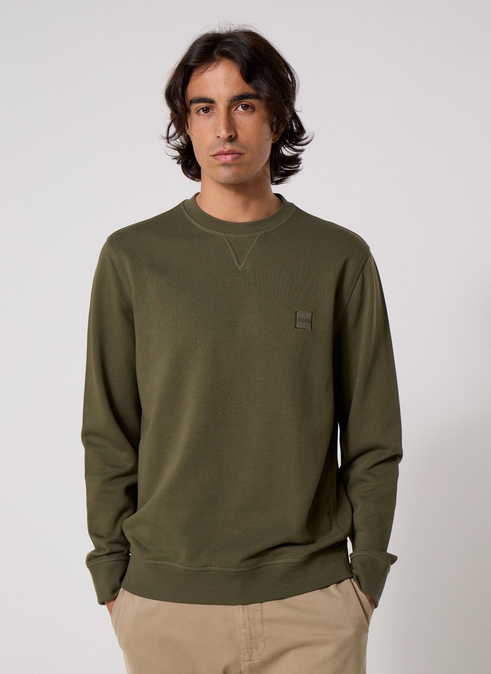 Sweatshirts Westart heren groen BOSS Sweatshirts Westart heren groen 325