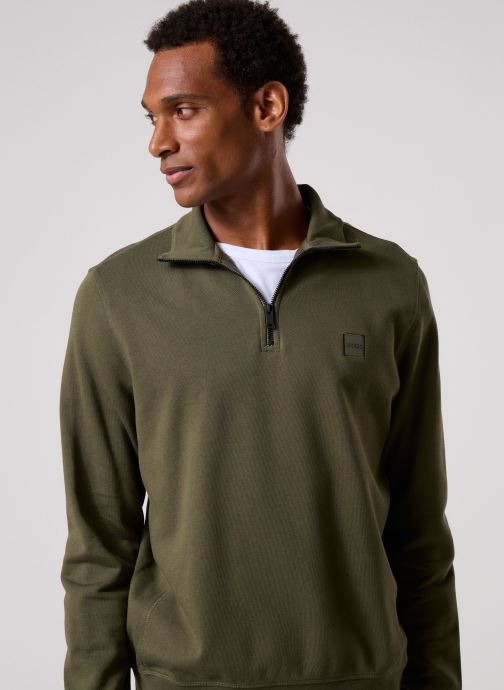 BOSS Sweats zippés Zetrust homme kaki