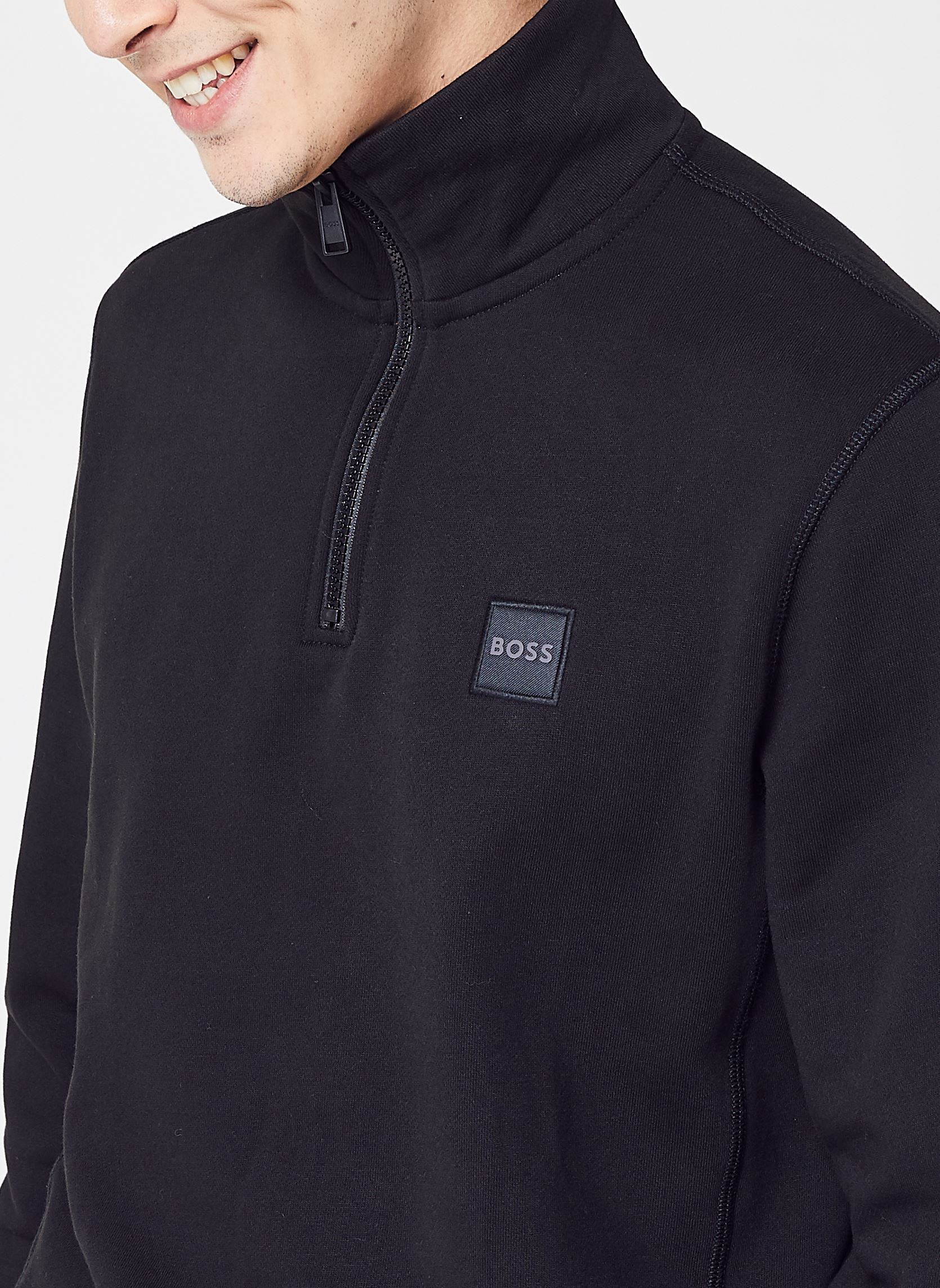 Sudaderas con cremallera Zetrust hombre negro BOSS Sudaderas con cremallera Zetrust hombre negro 1 BLACK
