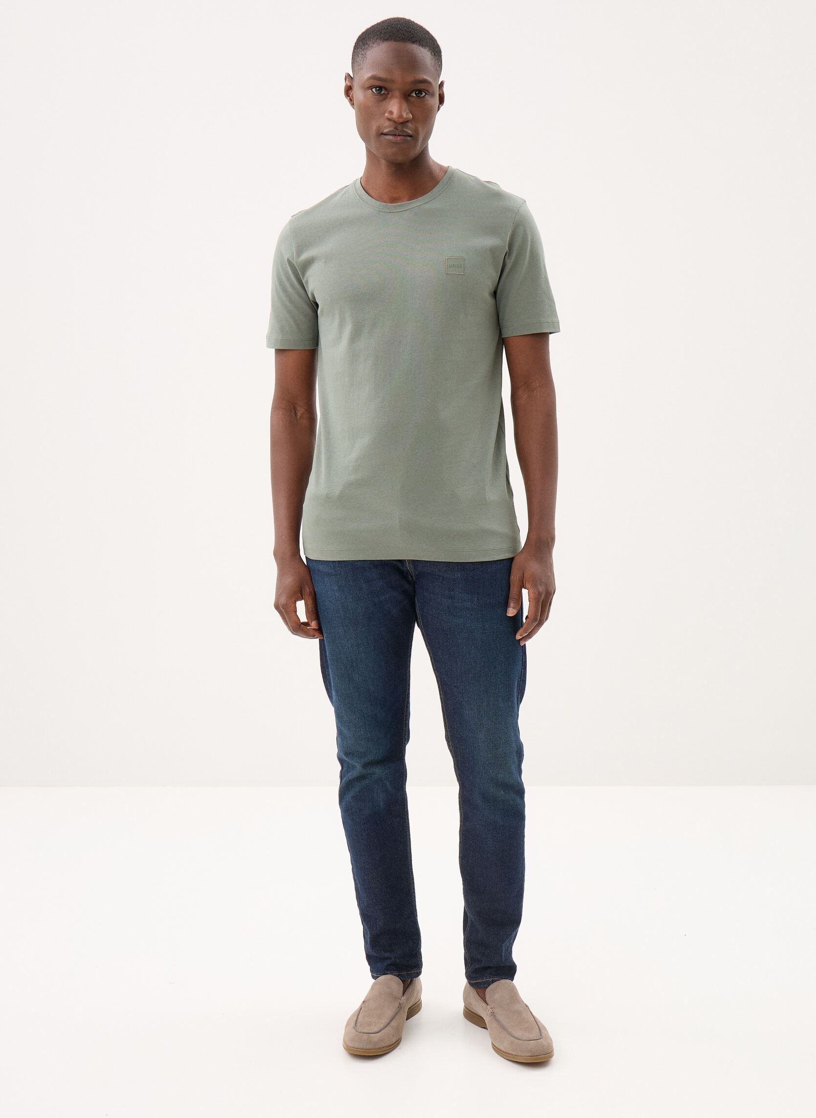 Tee-shirts Tales homme gris BOSS Tee-shirts Tales homme gris 076-OPEN GREY