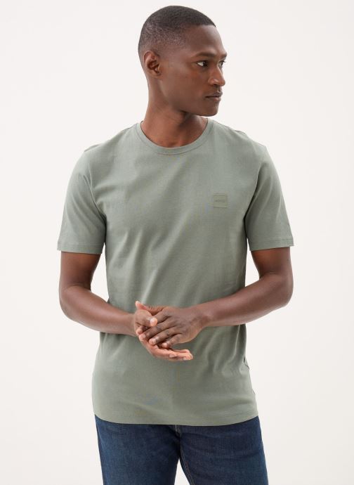 BOSS T-shirts Tales heren grijs