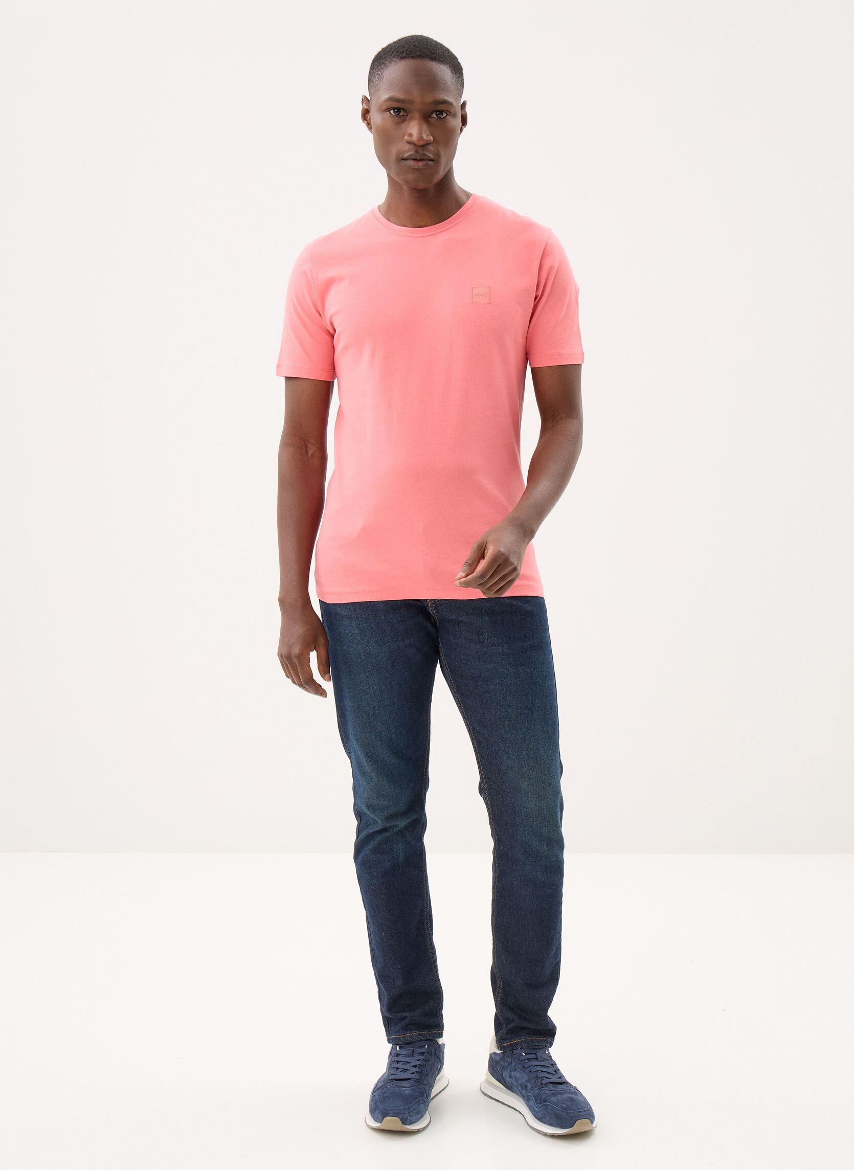 Tee-shirts Tales homme orange BOSS Tee-shirts Tales homme orange 632-LIGHT/PASTEL RED