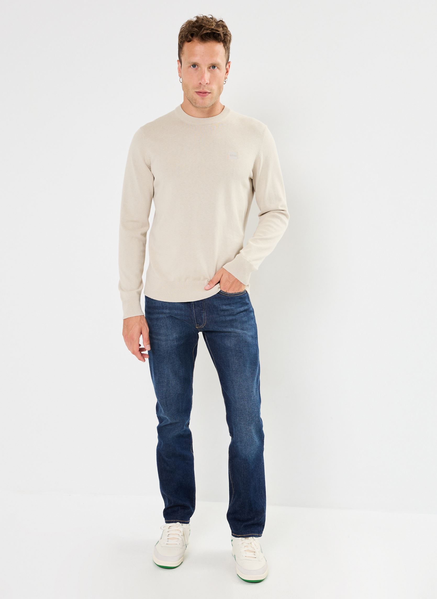 Pullover Kanovano herren beige BOSS Pullover Kanovano herren beige 271-LIGHT BEIGE
