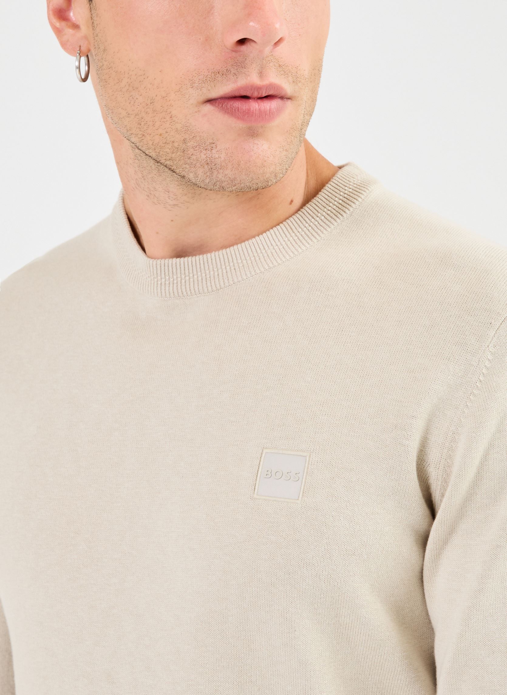 Pullover Kanovano herren beige BOSS Pullover Kanovano herren beige 271-LIGHT BEIGE