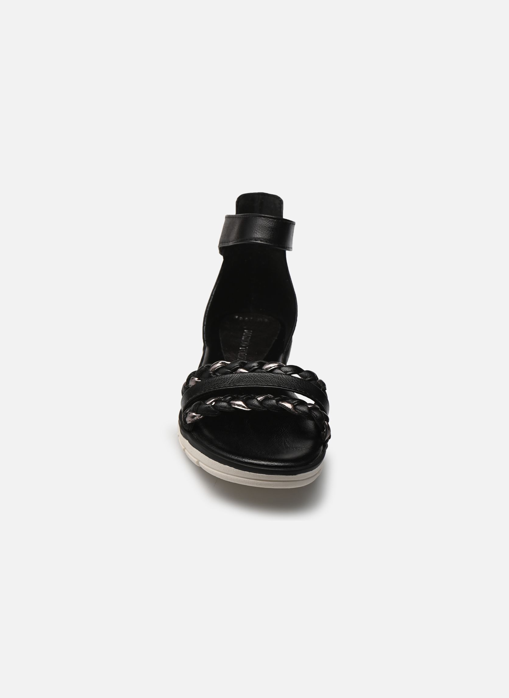 Keil- und Plateausandalen 28610-28 damen schwarz Marco Tozzi Keil- und Plateausandalen 28610-28 damen schwarz BLACK COMB