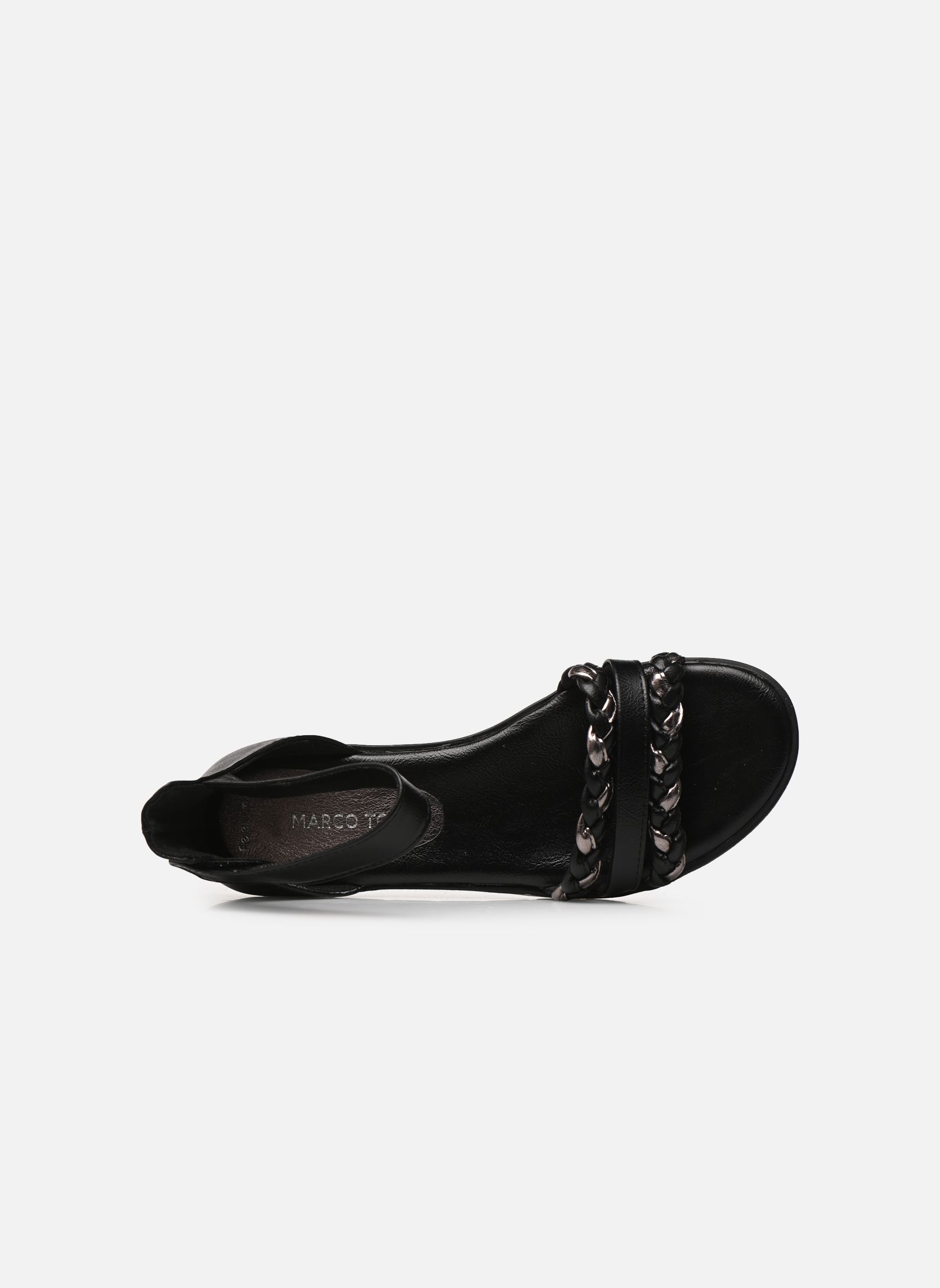 Keil- und Plateausandalen 28610-28 damen schwarz Marco Tozzi Keil- und Plateausandalen 28610-28 damen schwarz BLACK COMB
