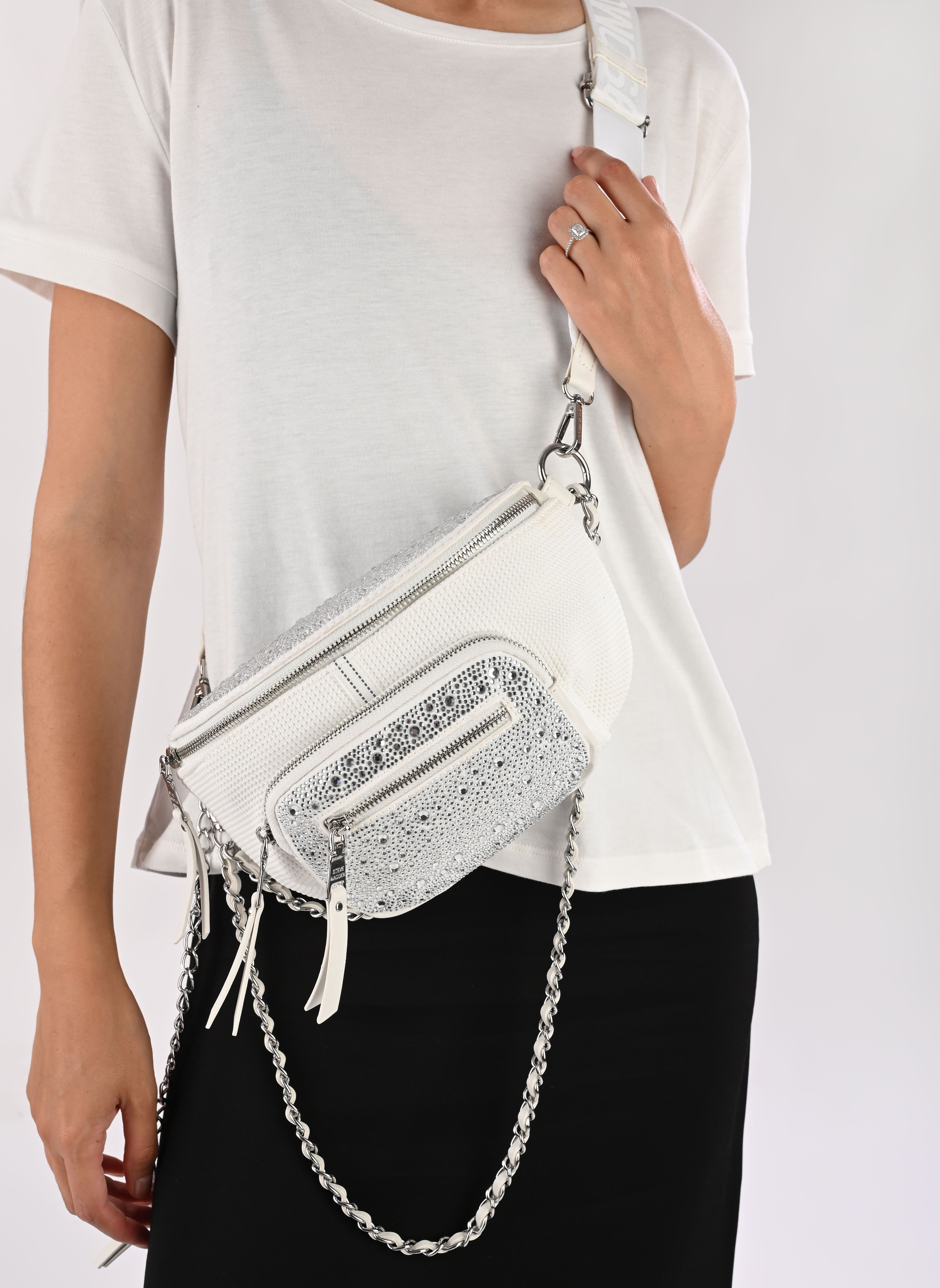 Banana Bag BMAXIMA damen weiß Steve Madden Banana Bag BMAXIMA damen weiß White