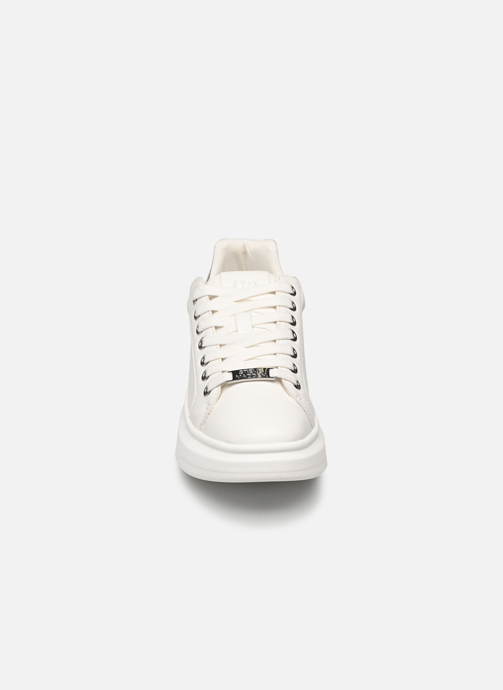 Niedrige Sneaker GLACIAL damen weiß Steve Madden Niedrige Sneaker GLACIAL damen weiß White/silver