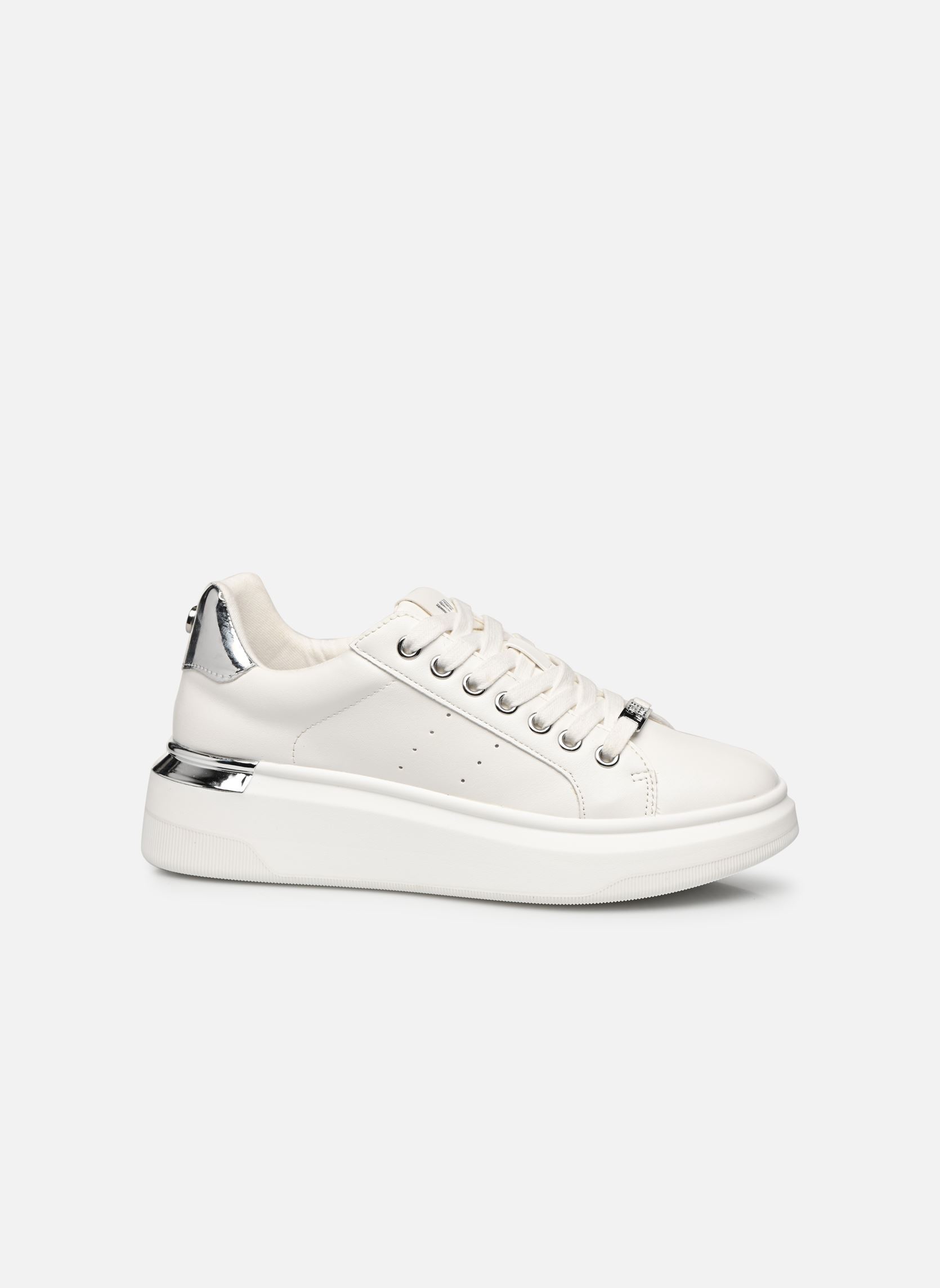 Niedrige Sneaker GLACIAL damen weiß Steve Madden Niedrige Sneaker GLACIAL damen weiß White/silver