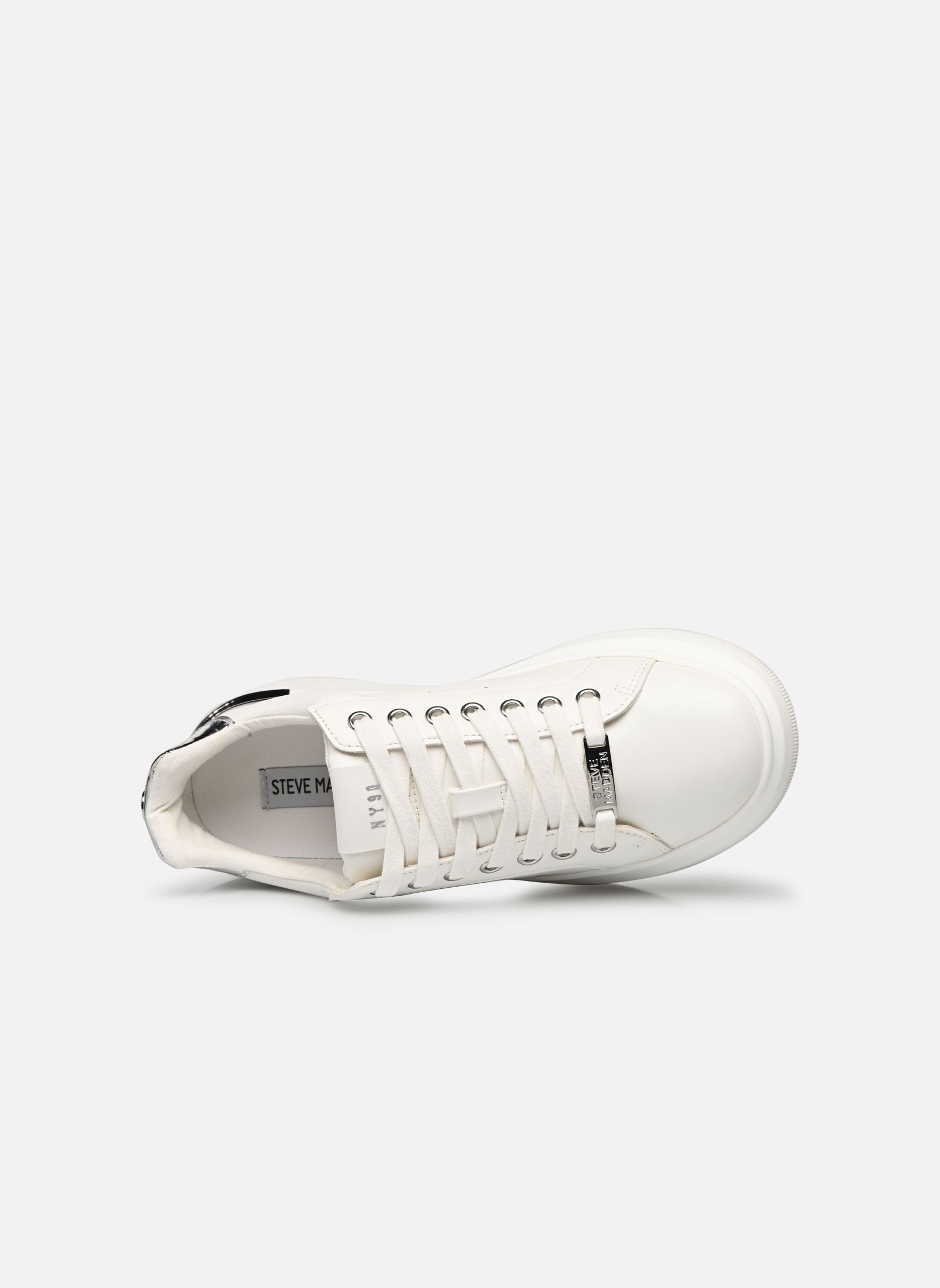 Niedrige Sneaker GLACIAL damen weiß Steve Madden Niedrige Sneaker GLACIAL damen weiß White/silver