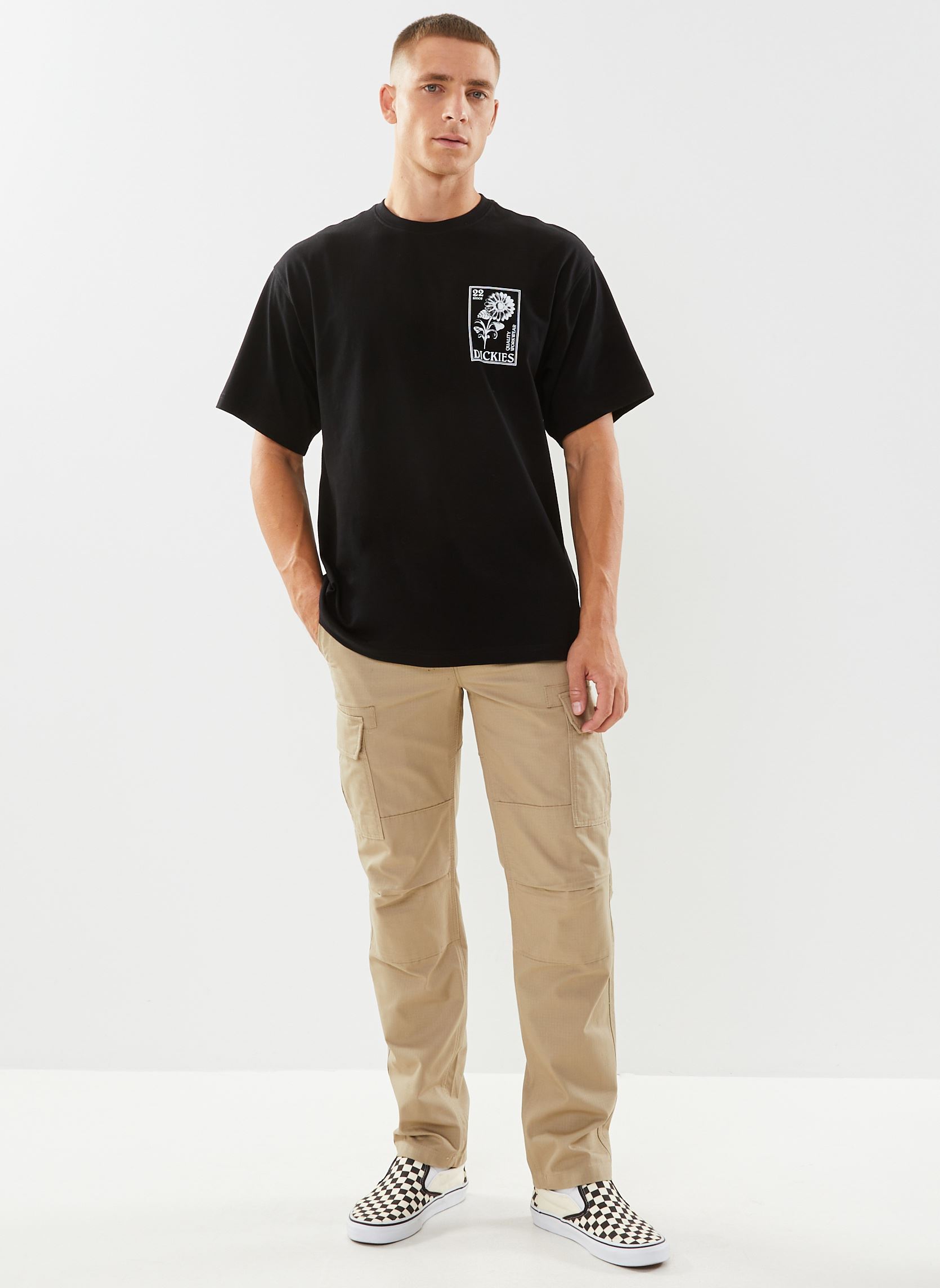 Pantalons chino Millerville homme beige Dickies Pantalons chino Millerville homme beige KHAKI