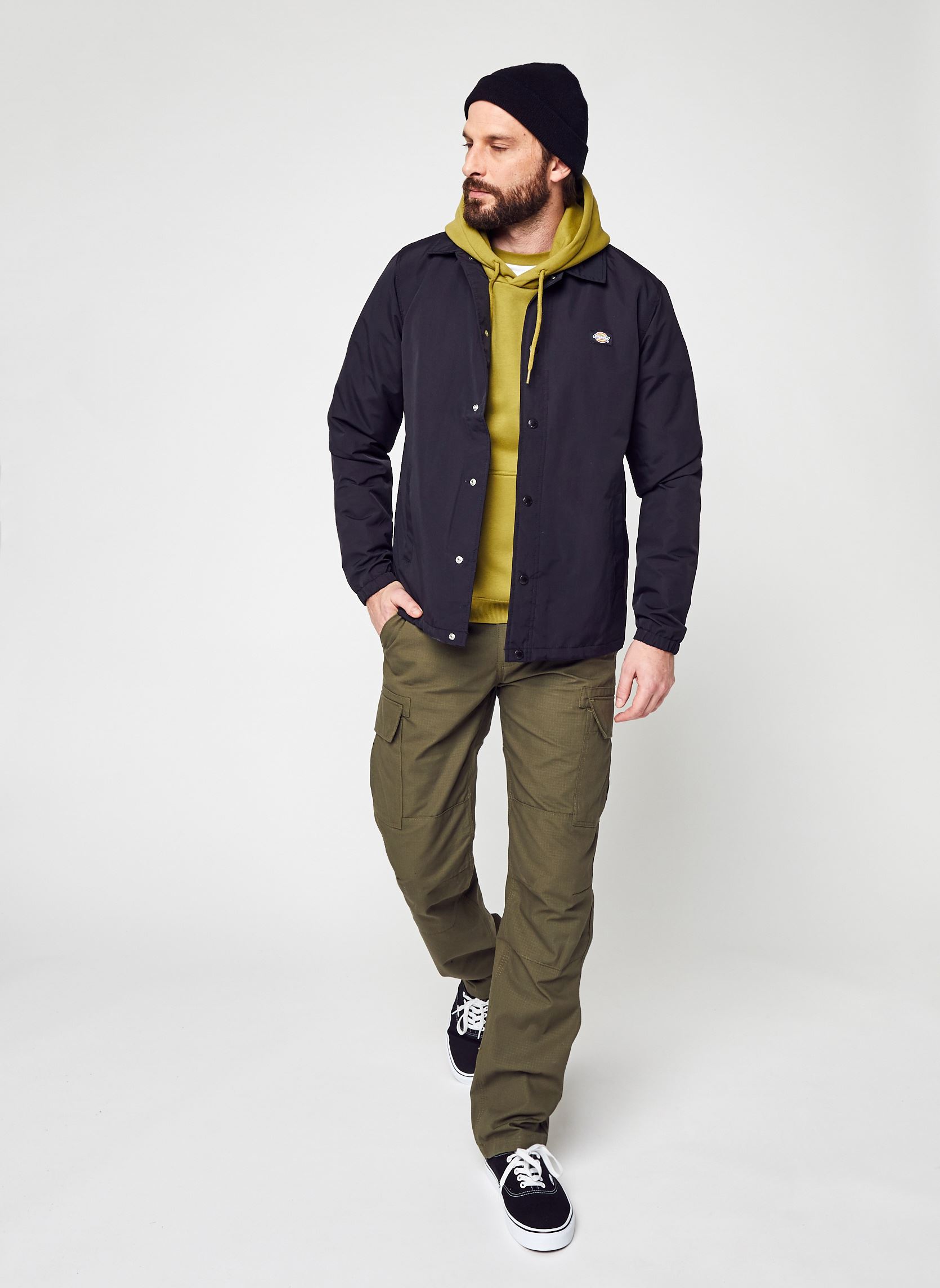 Vestes Oakport Coach homme noir Dickies Vestes Oakport Coach homme noir BLACK