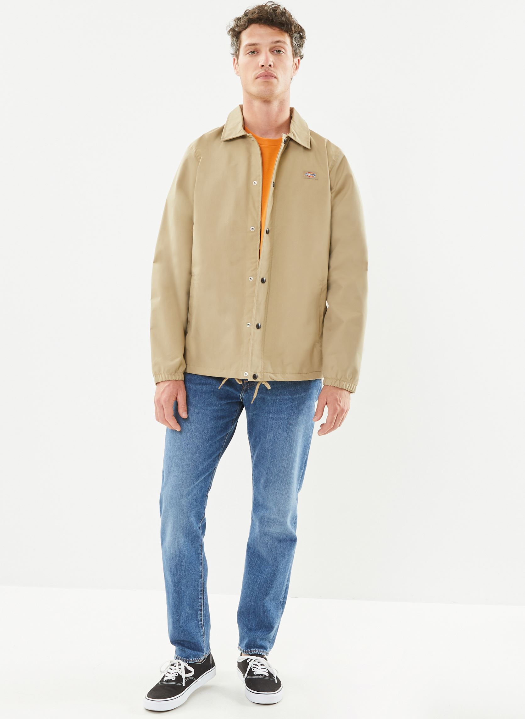 Vestes Oakport Coach homme beige Dickies Vestes Oakport Coach homme beige khaki