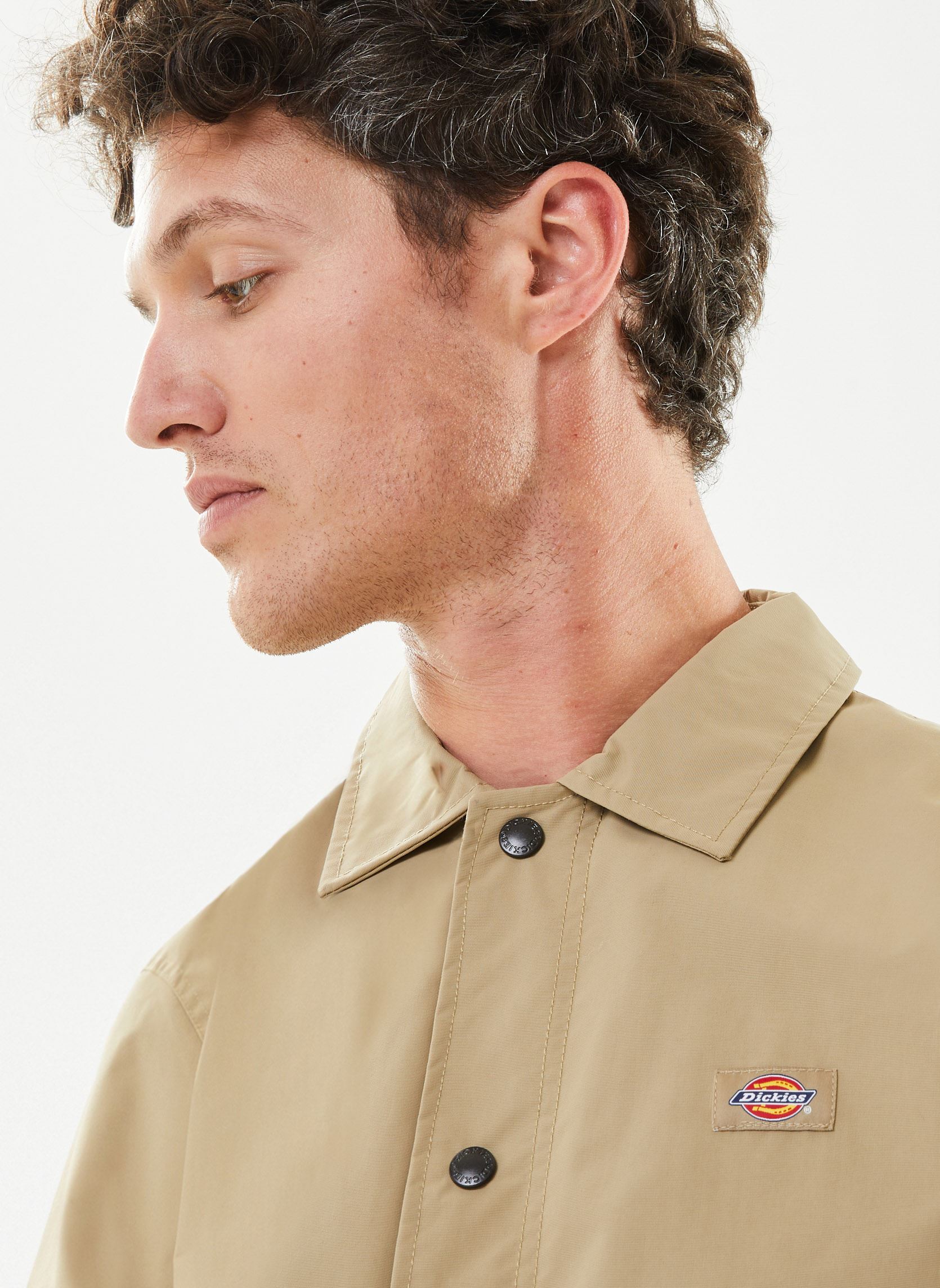 Vestes Oakport Coach homme beige Dickies Vestes Oakport Coach homme beige khaki