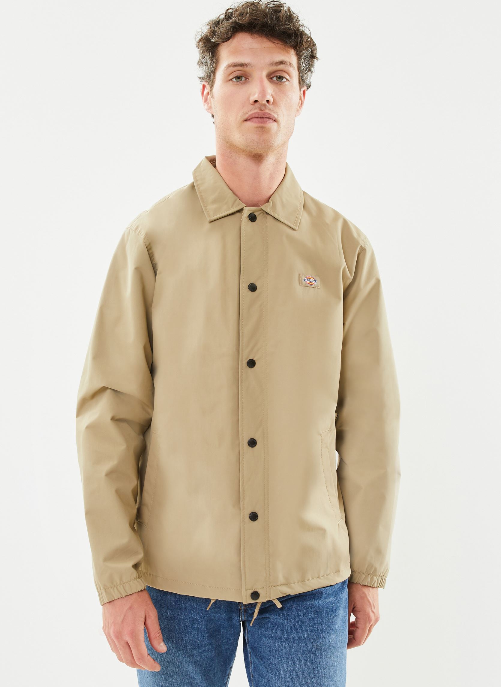 Vestes Oakport Coach homme beige Dickies Vestes Oakport Coach homme beige khaki