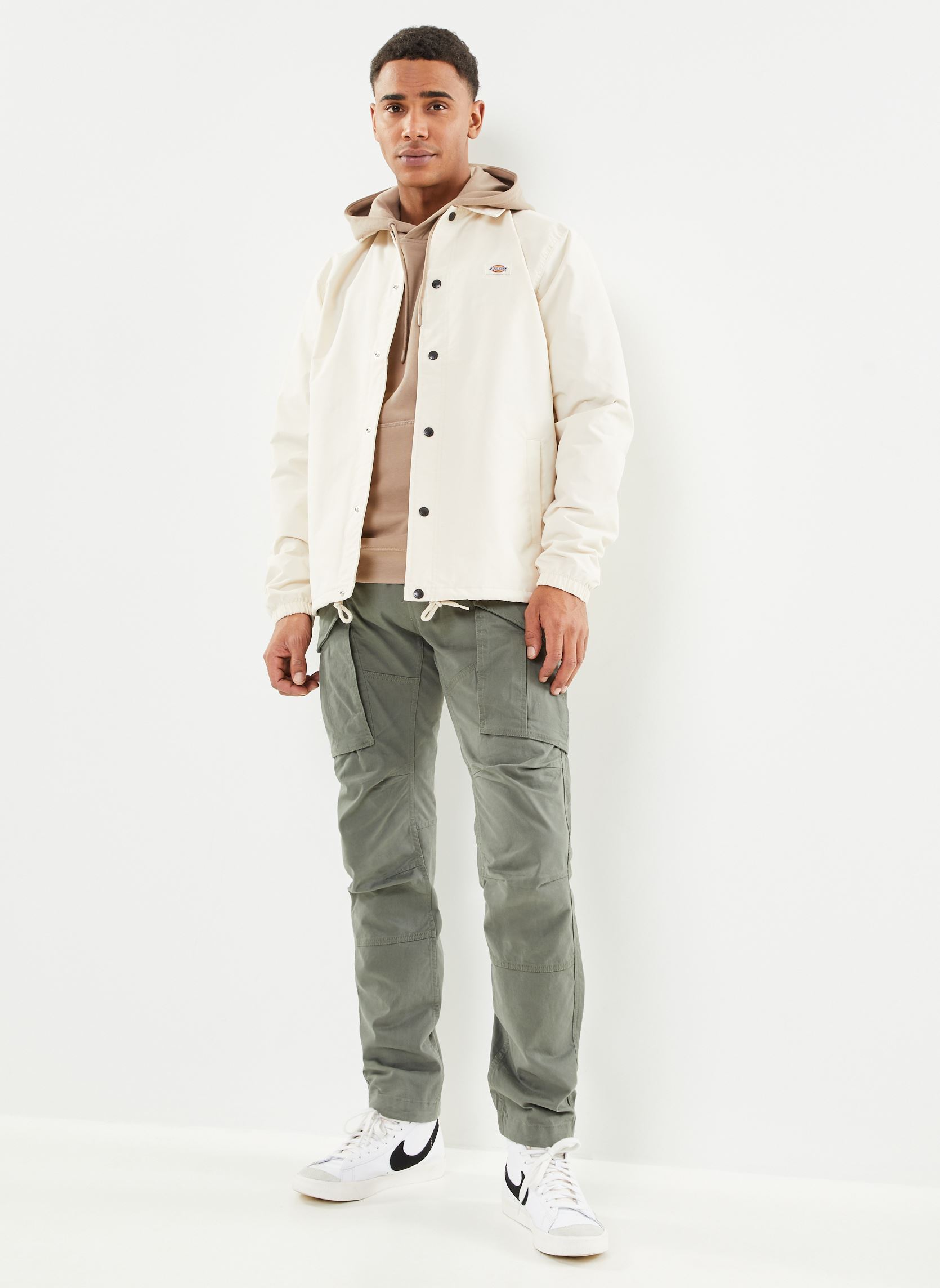 Vestes Oakport Coach homme blanc Dickies Vestes Oakport Coach homme blanc Whitecap Gray
