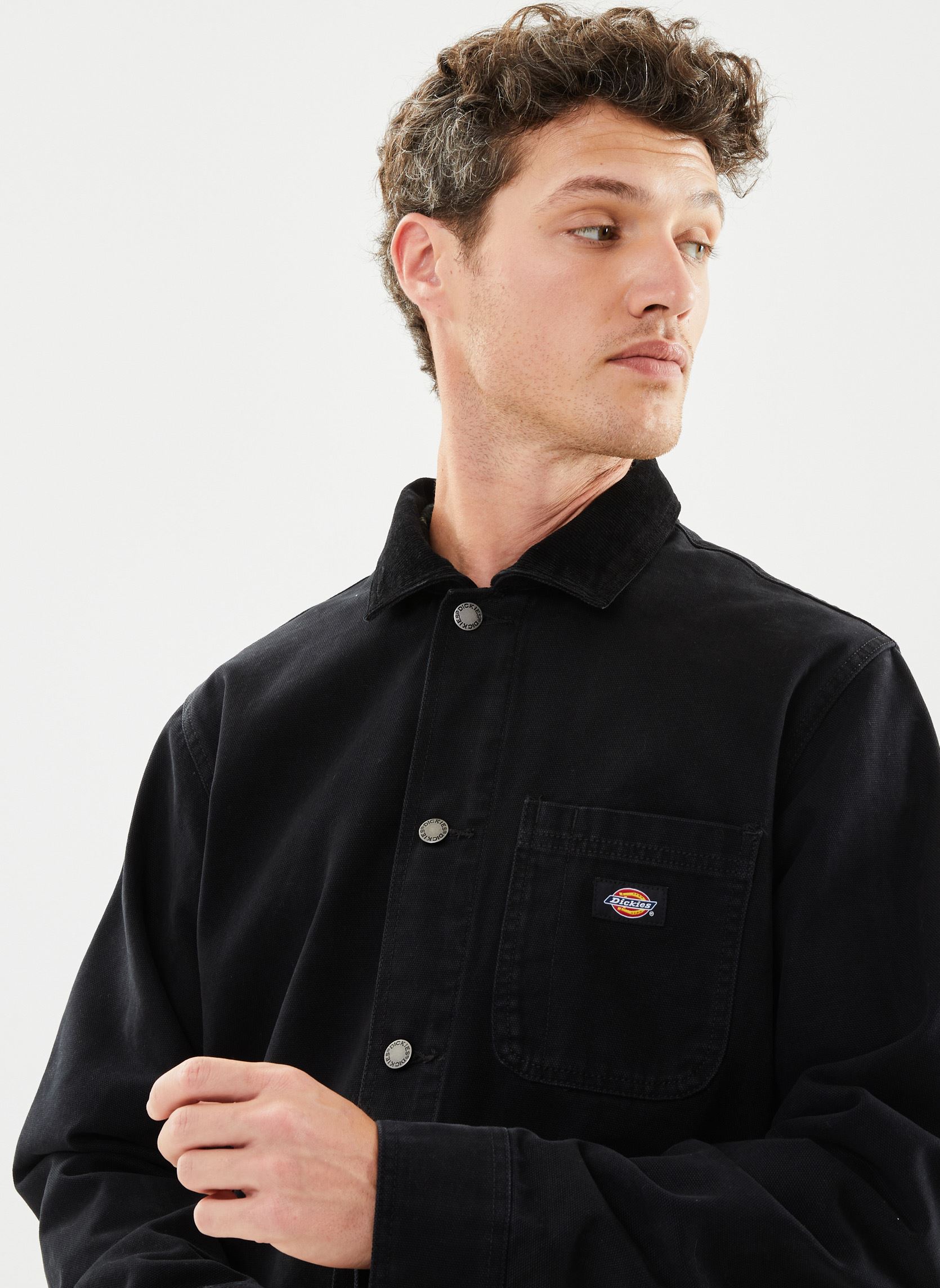 Blousons Dickies Duck Canvas Summer Chore Coat homme noir Dickies Blousons Dickies Duck Canvas Summer Chore Coat homme noir STONE WASHED BLACK