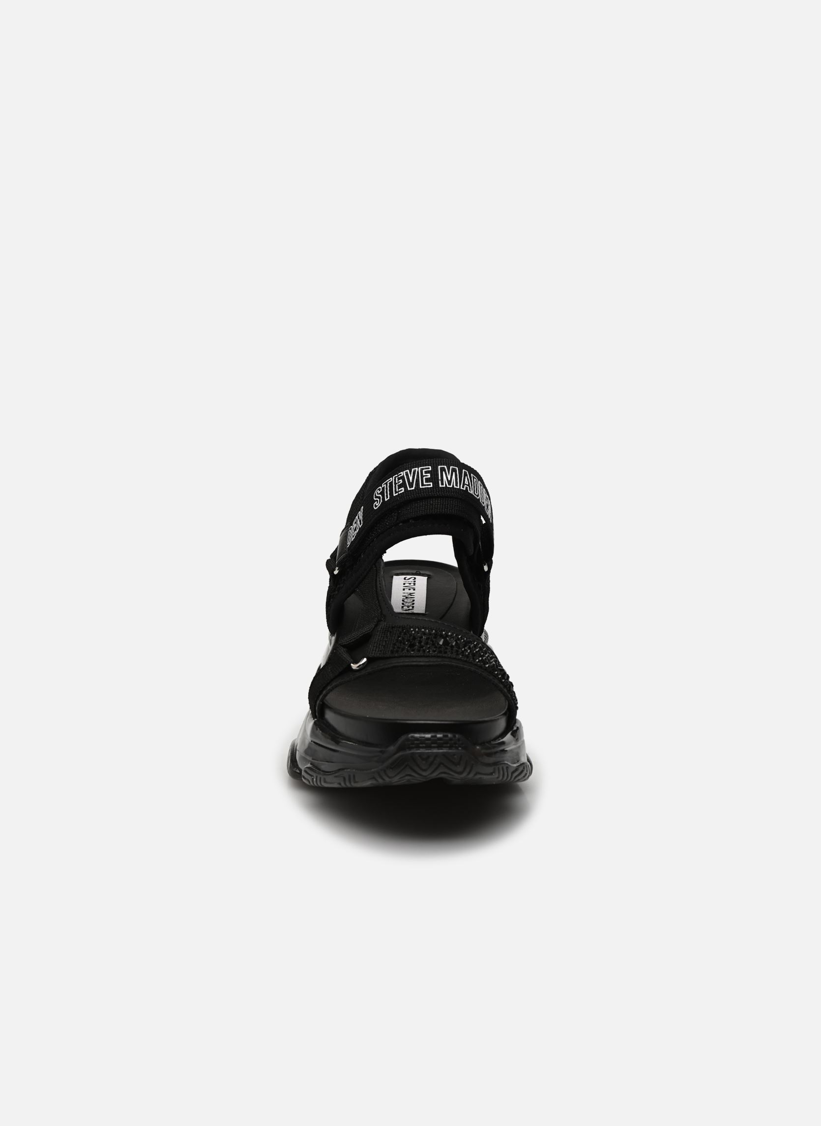 Sandalen met sleehak en plateau MAXIMAL dames zwart Steve Madden Sandalen met sleehak en plateau MAXIMAL dames zwart Black multi