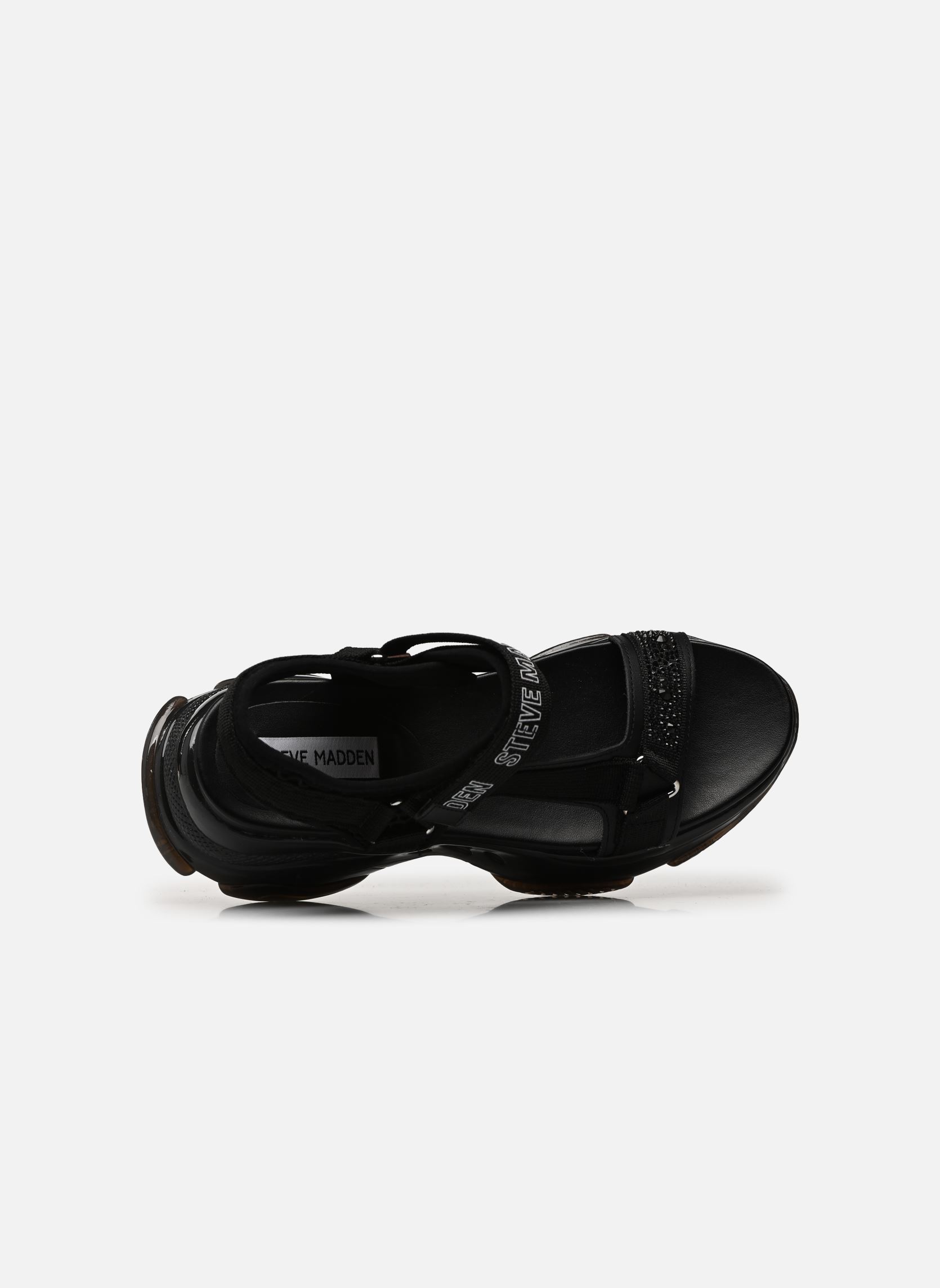 Sandalen met sleehak en plateau MAXIMAL dames zwart Steve Madden Sandalen met sleehak en plateau MAXIMAL dames zwart Black multi