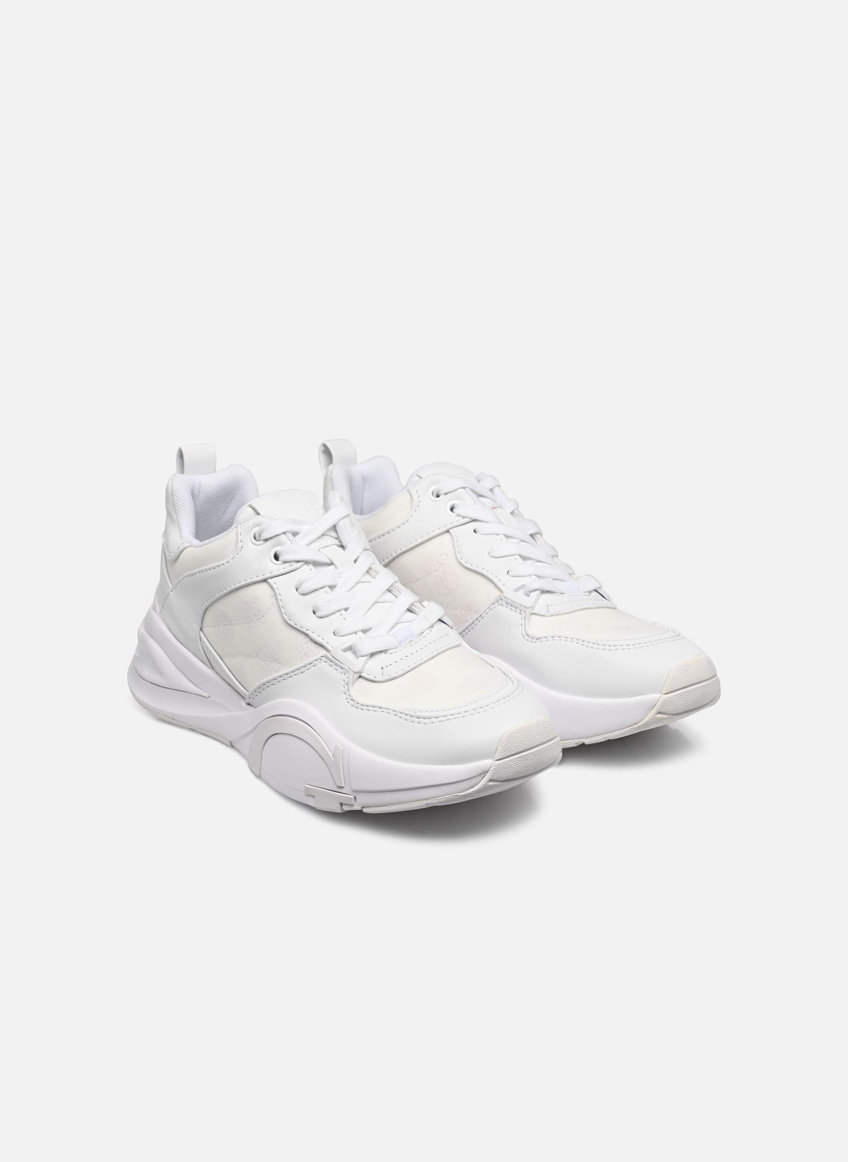 Niedrige Sneaker BESTIE3 damen weiß Guess Niedrige Sneaker BESTIE3 damen weiß White