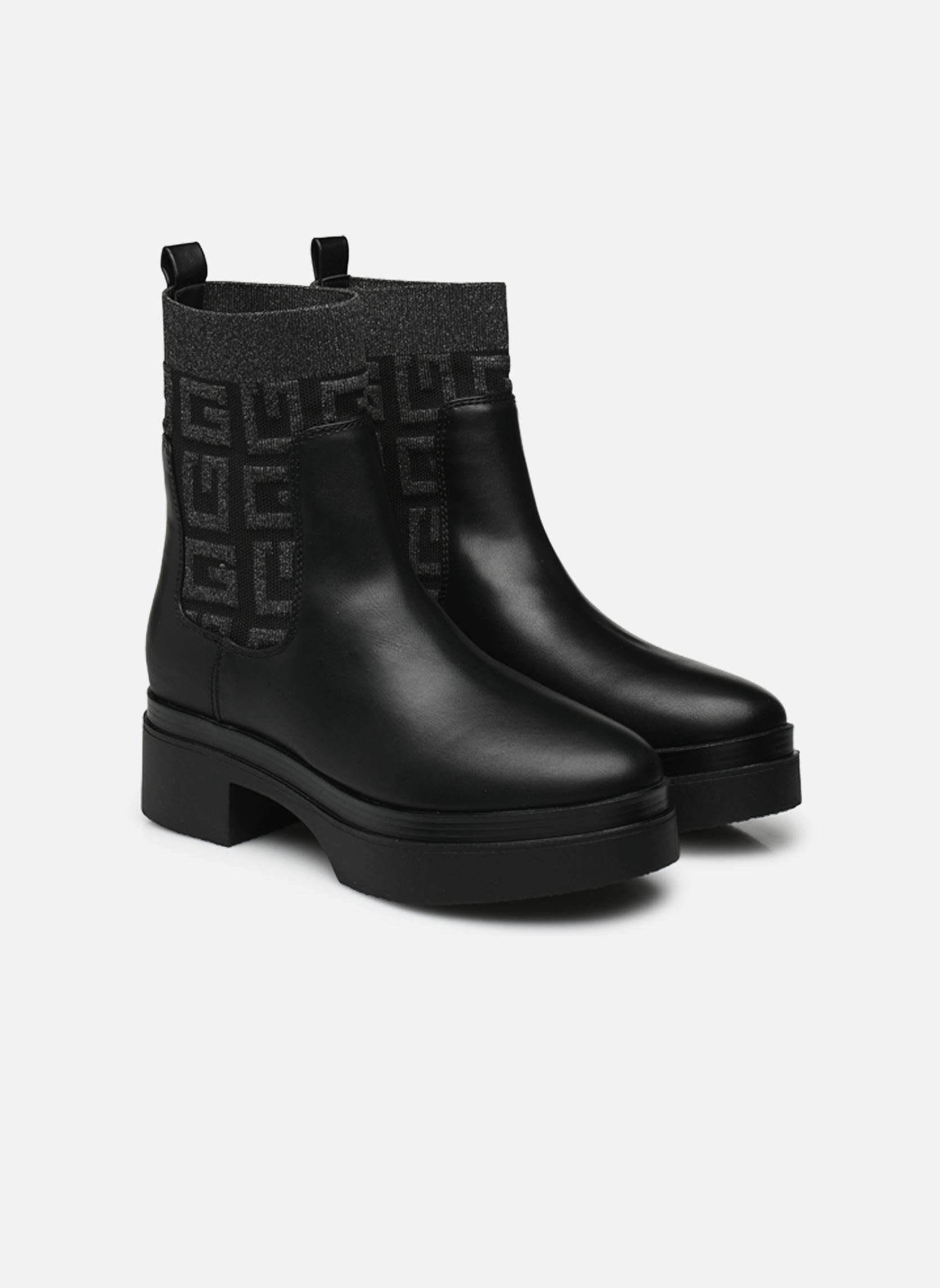 Niedrige Ankle Boots KEANNA damen schwarz Guess Niedrige Ankle Boots KEANNA damen schwarz Black