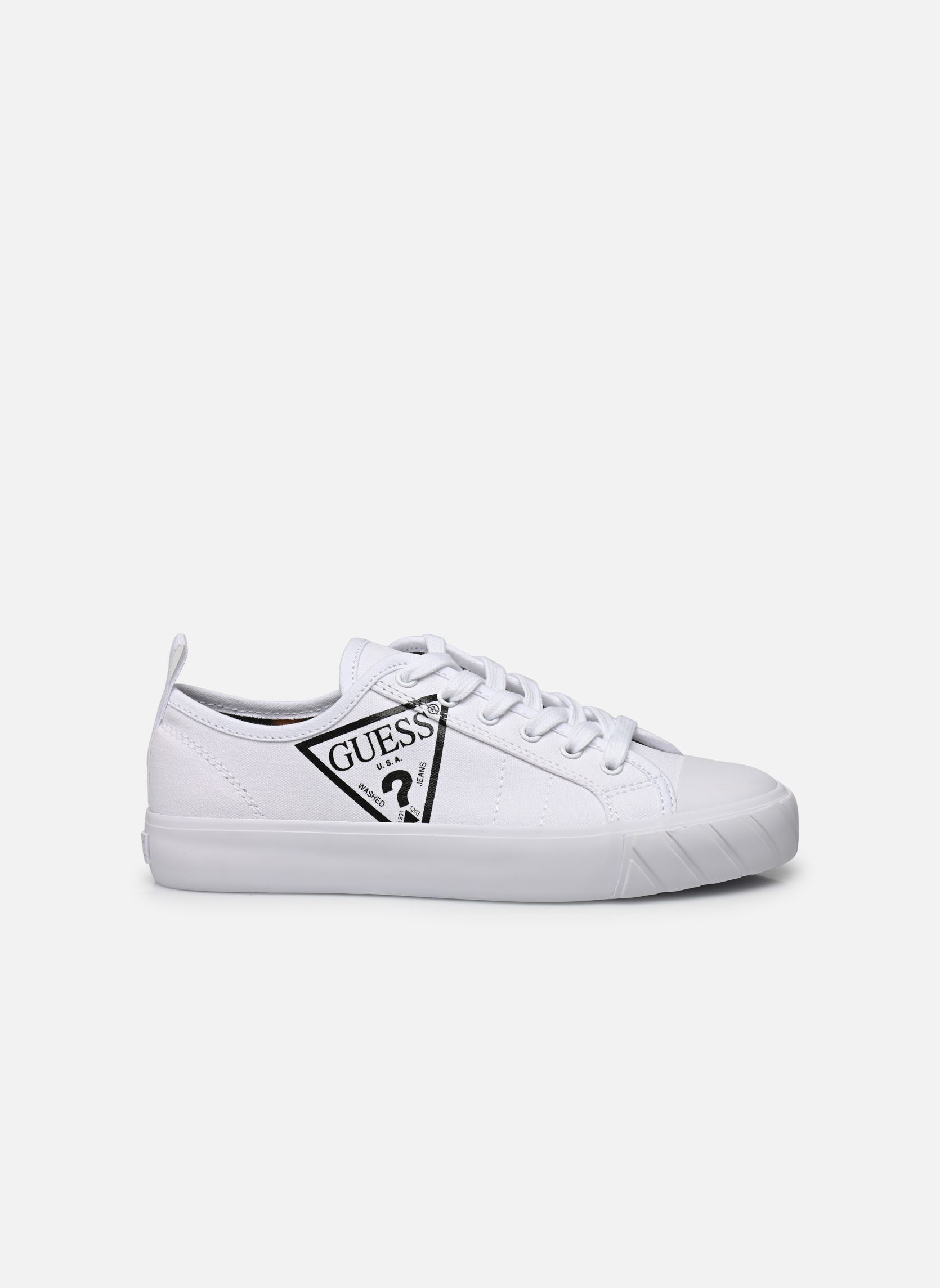 Lage sneakers KERRIE dames wit Guess Lage sneakers KERRIE dames wit White