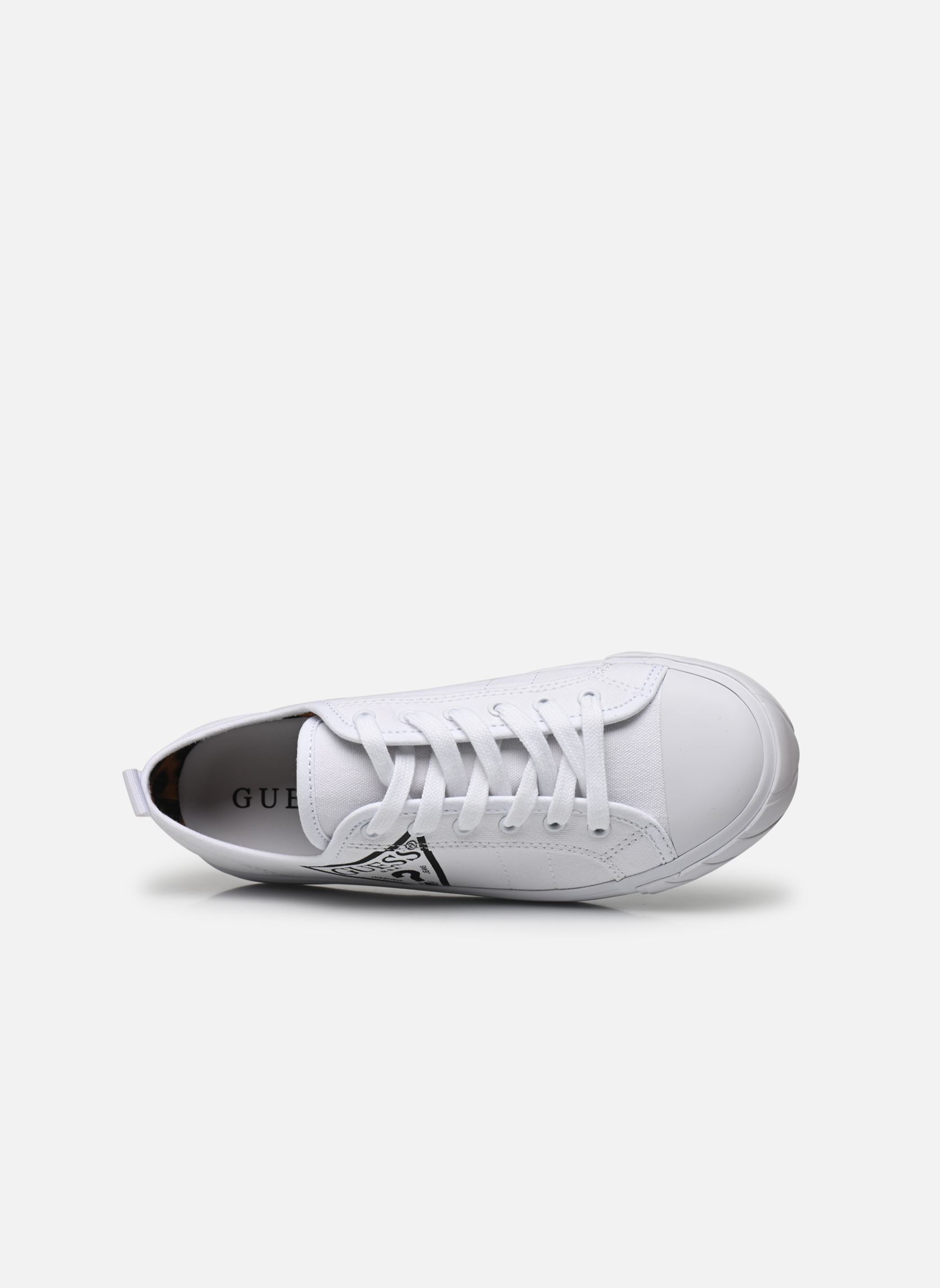 Lage sneakers KERRIE dames wit Guess Lage sneakers KERRIE dames wit White