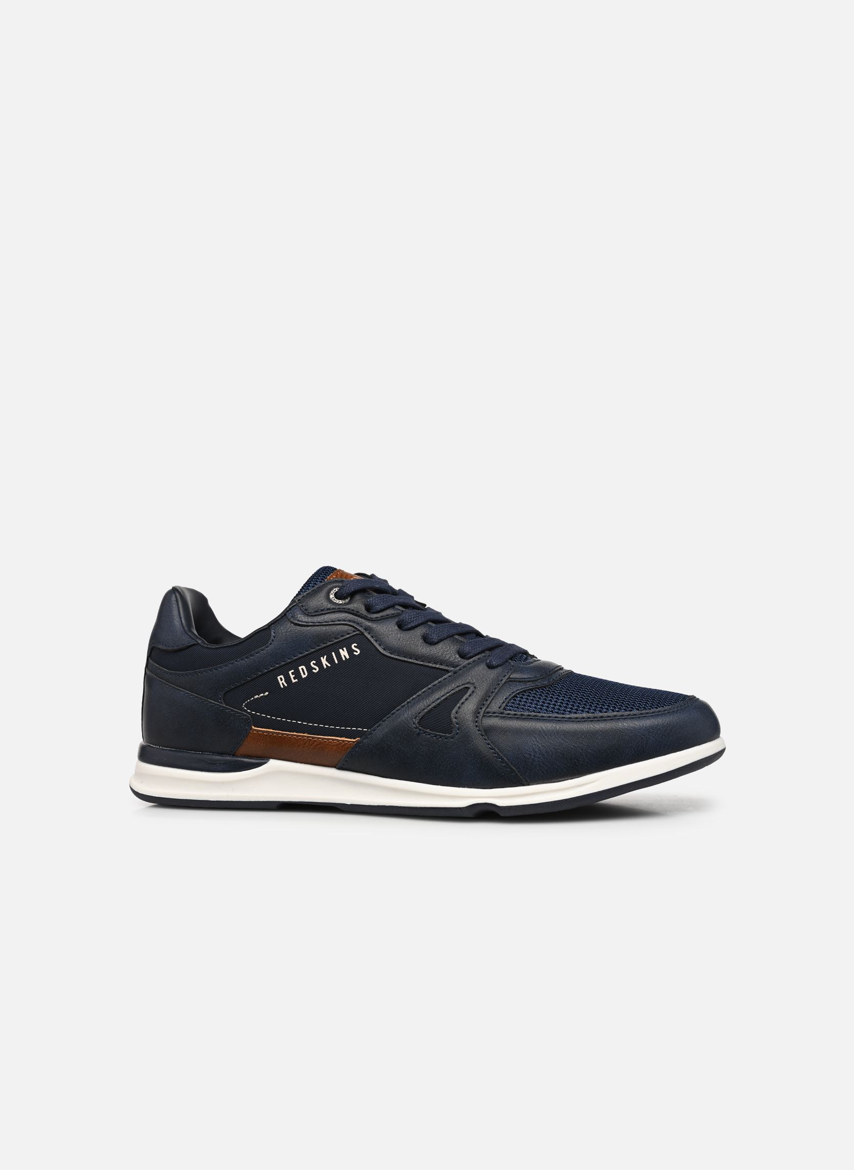 Baskets basses ACTUEL homme bleu Redskins Baskets basses ACTUEL homme bleu MARINE+COGNAC