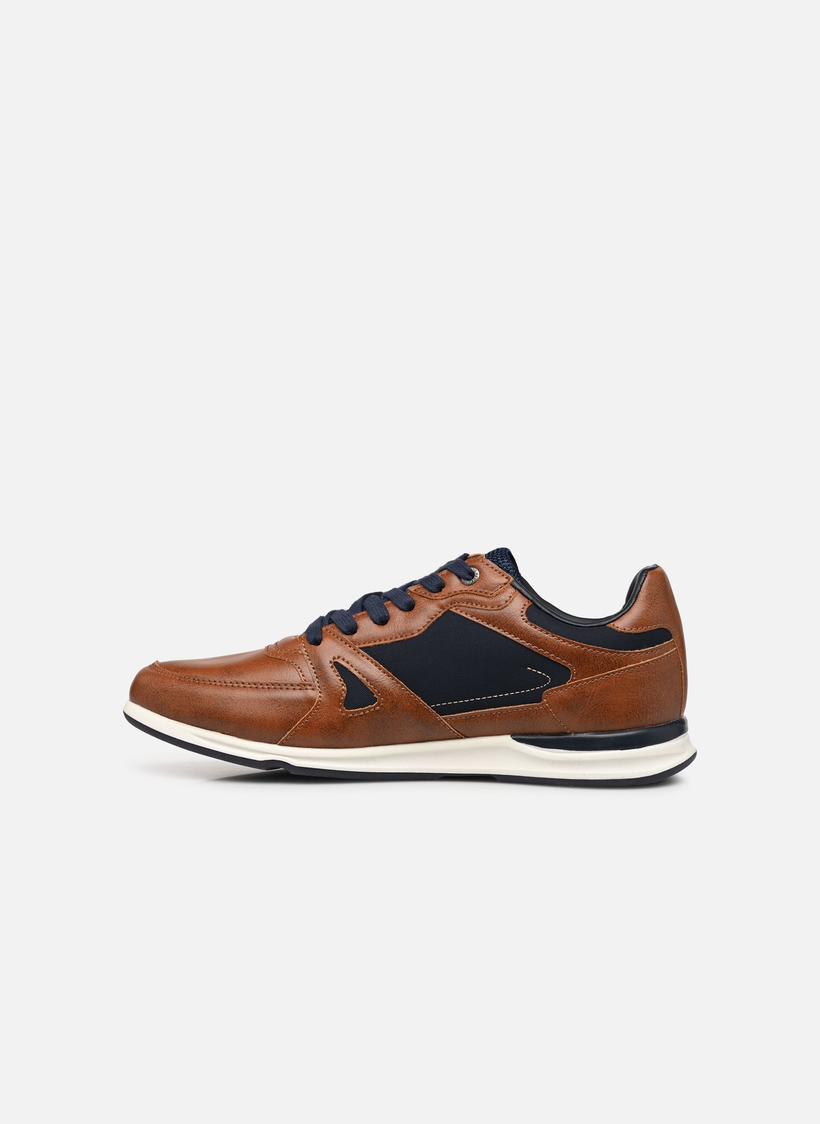 Baskets basses ACTUELI homme marron Redskins Baskets basses ACTUELI homme marron cognac+marine