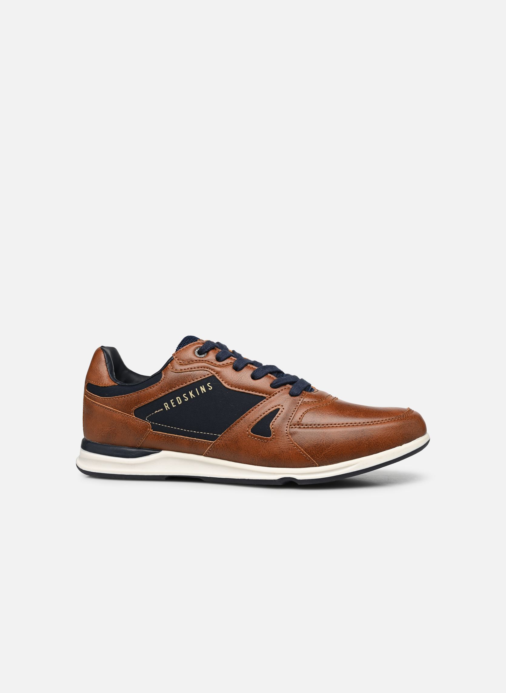 Baskets basses ACTUELI homme marron Redskins Baskets basses ACTUELI homme marron cognac+marine