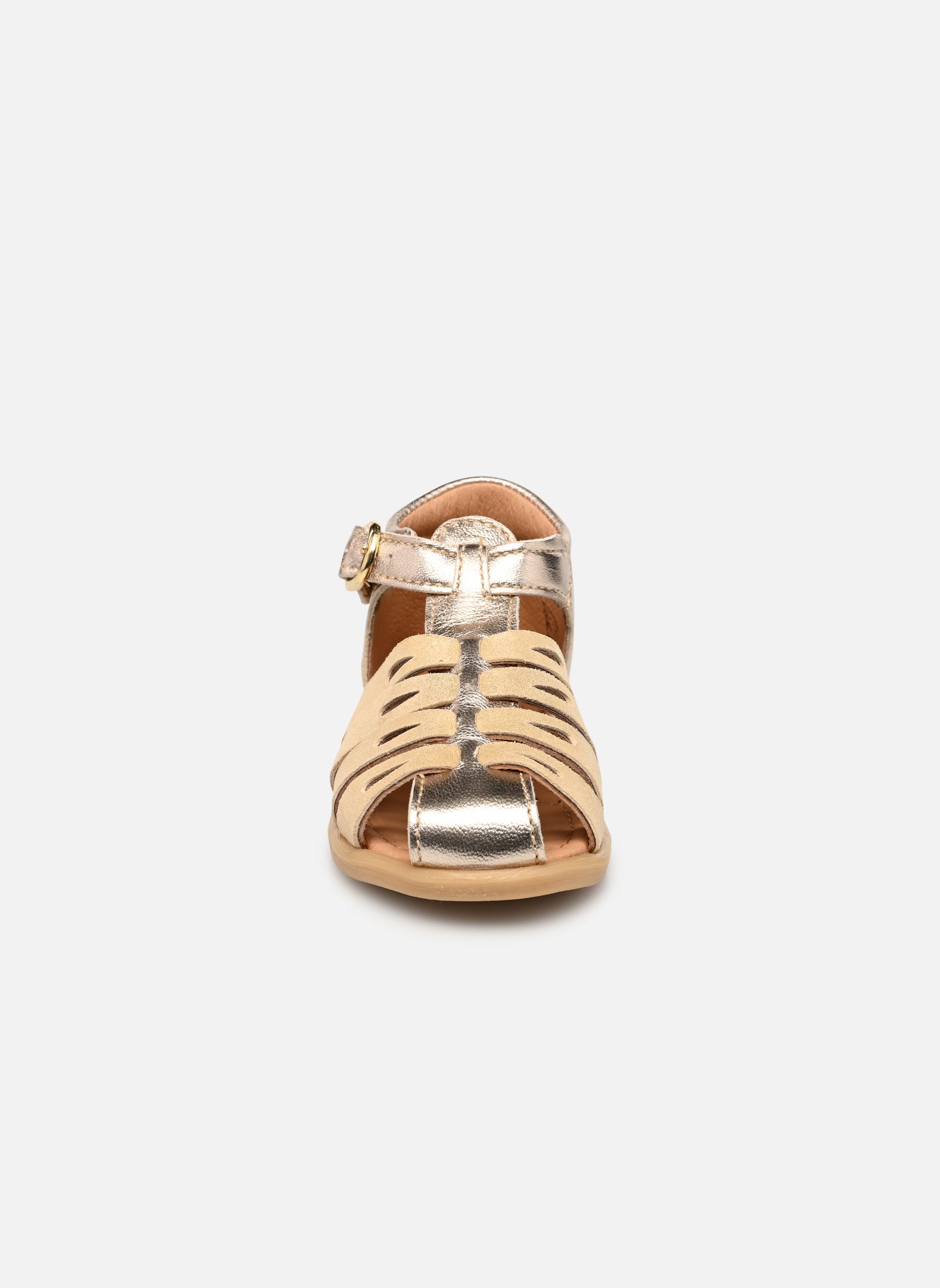 Sandali Taormina bambina oro e bronzo Babybotte Sandali Taormina bambina oro e bronzo IVOIRE