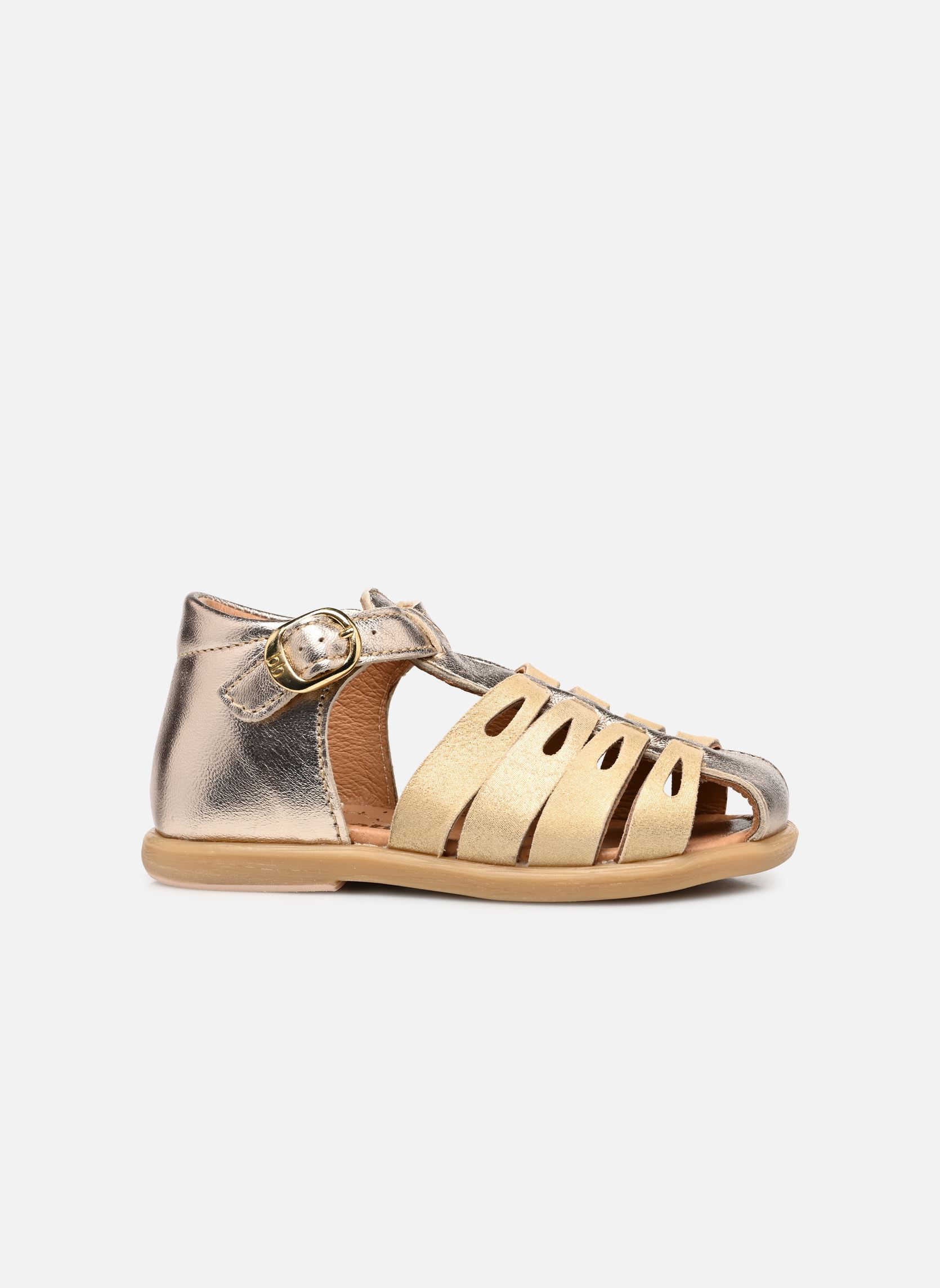 Sandali Taormina bambina oro e bronzo Babybotte Sandali Taormina bambina oro e bronzo IVOIRE