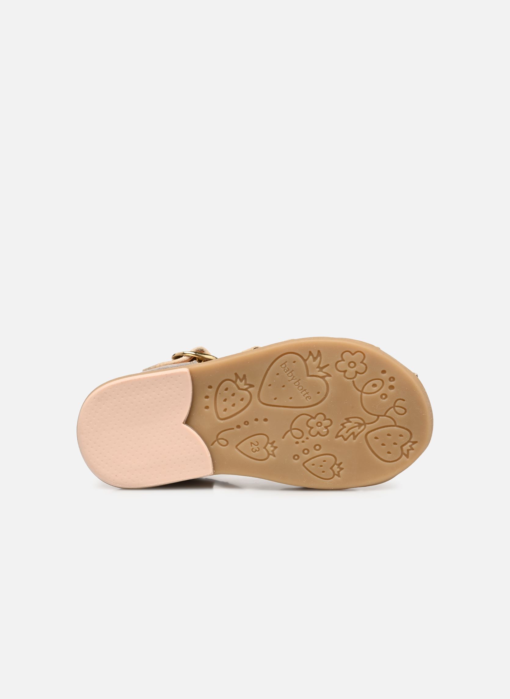 Sandali Taormina bambina oro e bronzo Babybotte Sandali Taormina bambina oro e bronzo IVOIRE