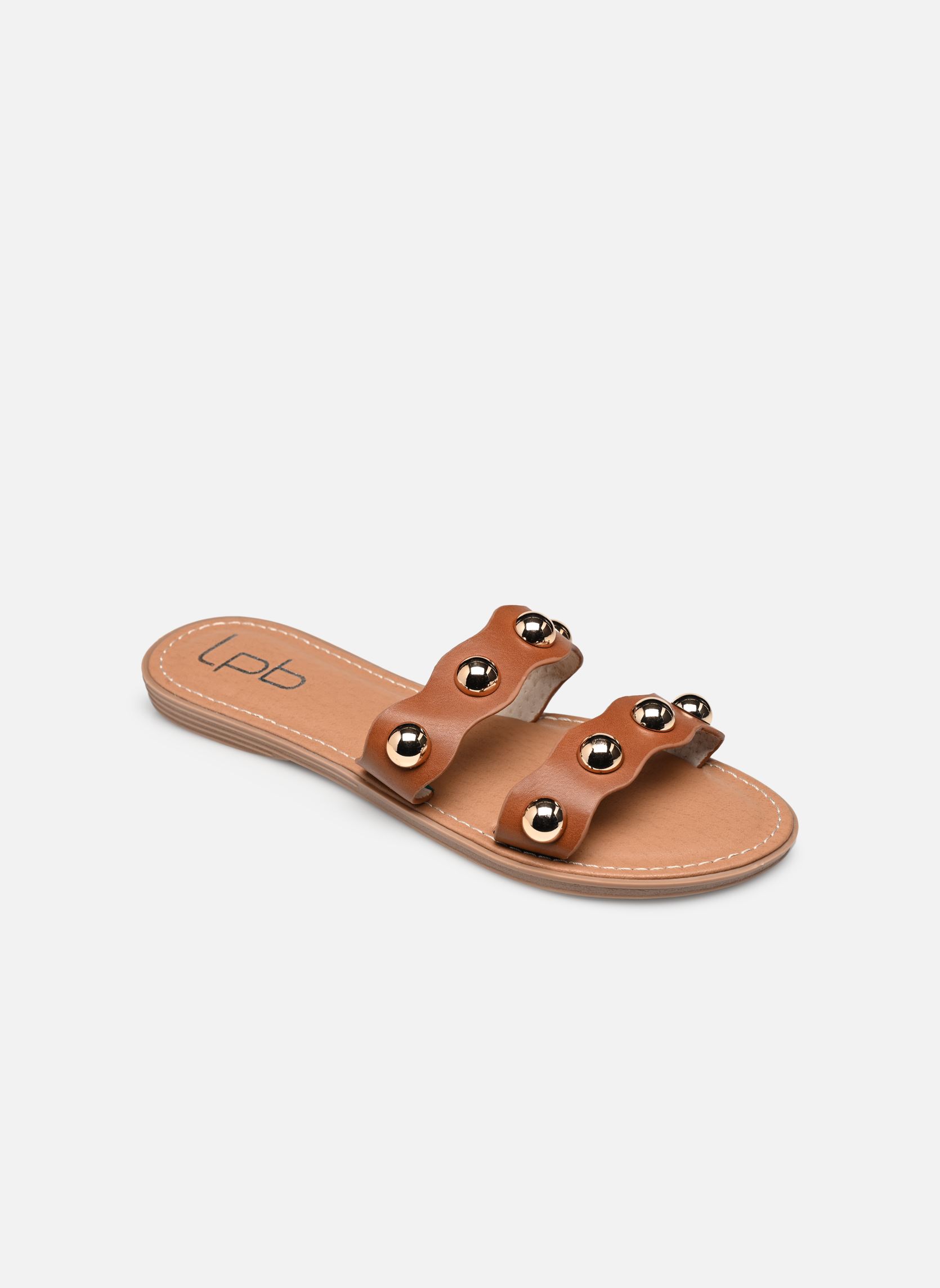 Sandalen DANNE damen braun LPB -LES PETITES BOMBES Sandalen DANNE damen braun Camel PU