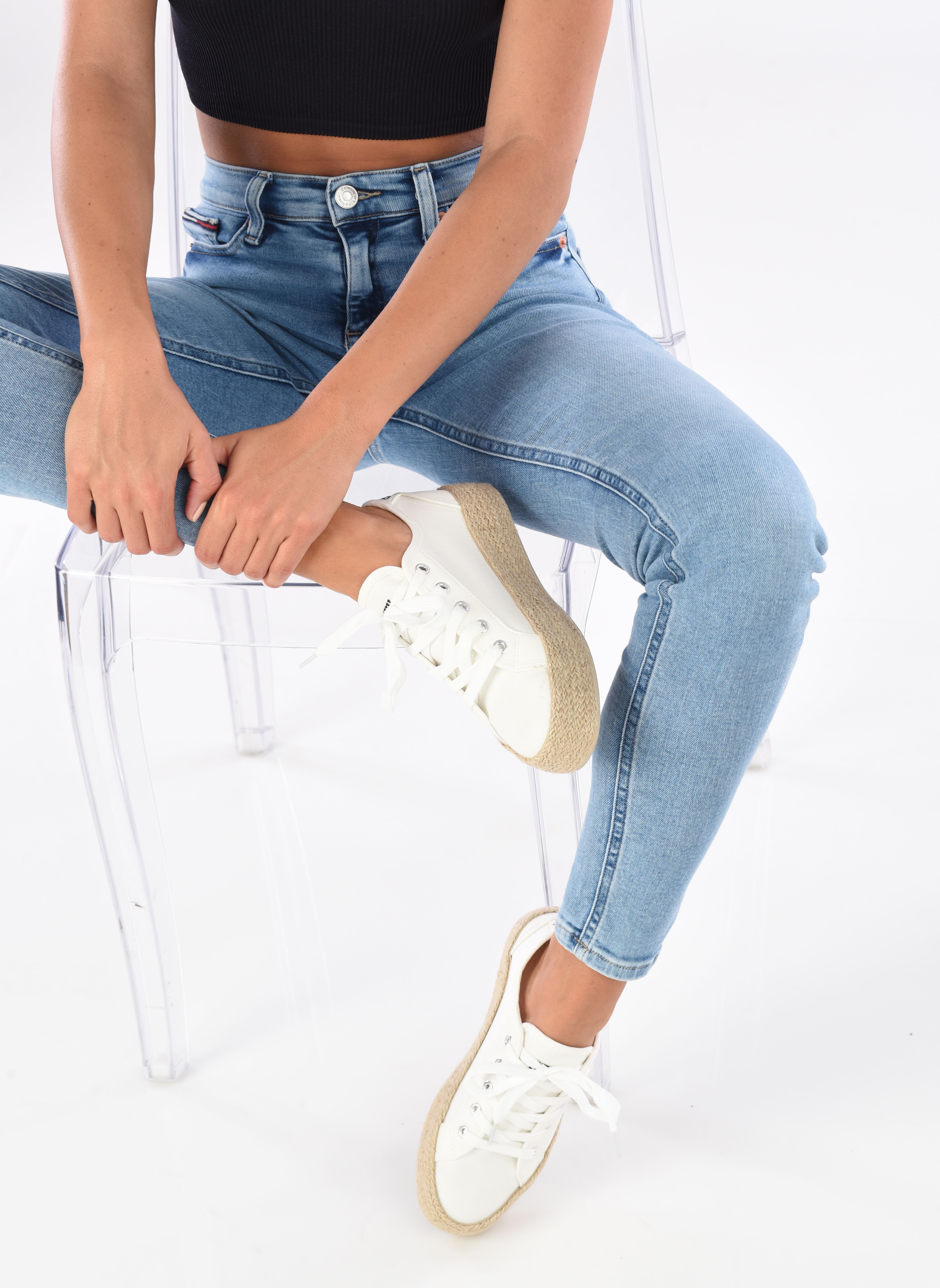 Lage sneakers PACO dames wit Chattawak Lage sneakers PACO dames wit Blanc