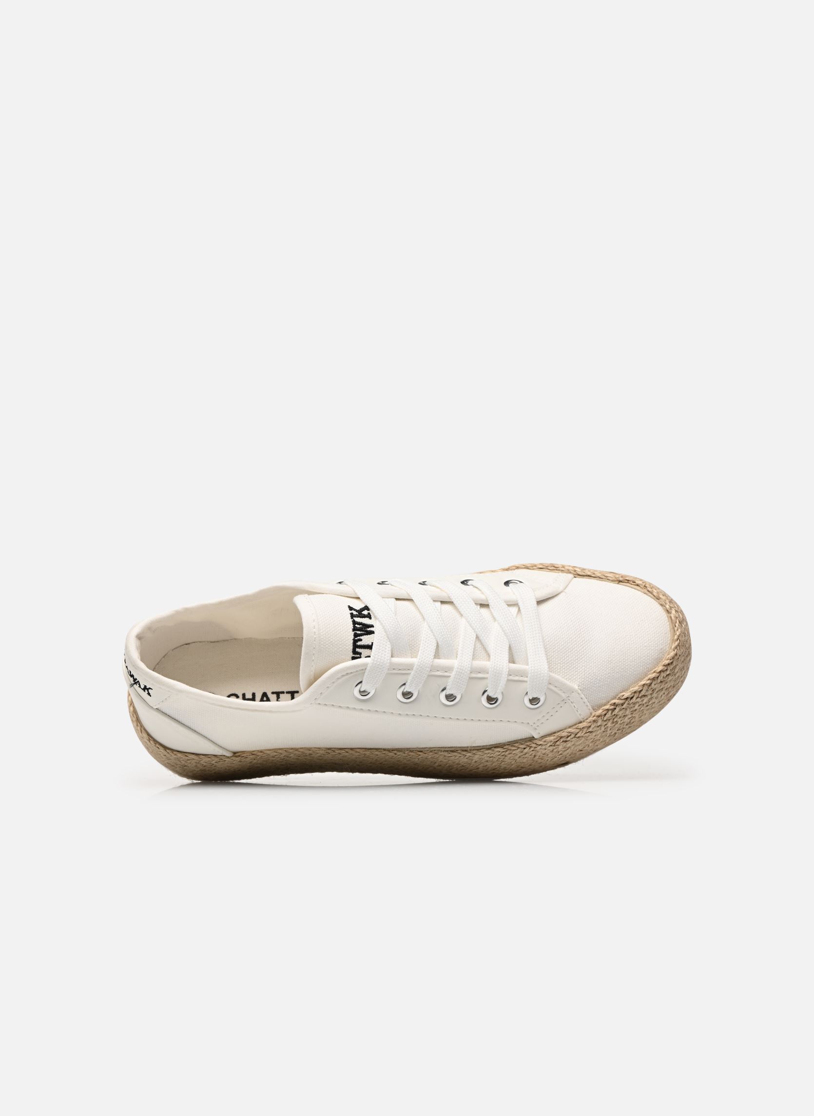 Lage sneakers PACO dames wit Chattawak Lage sneakers PACO dames wit Blanc