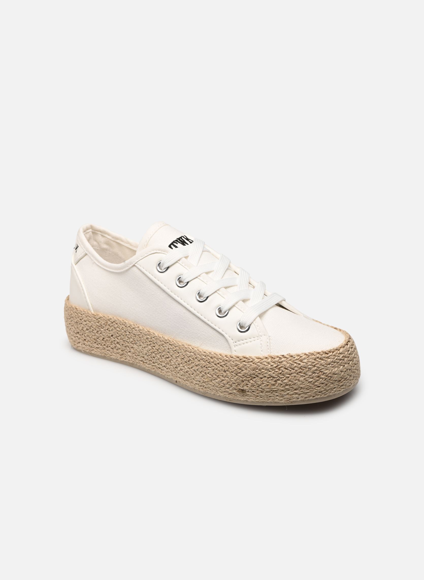 Lage sneakers PACO dames wit Chattawak Lage sneakers PACO dames wit Blanc