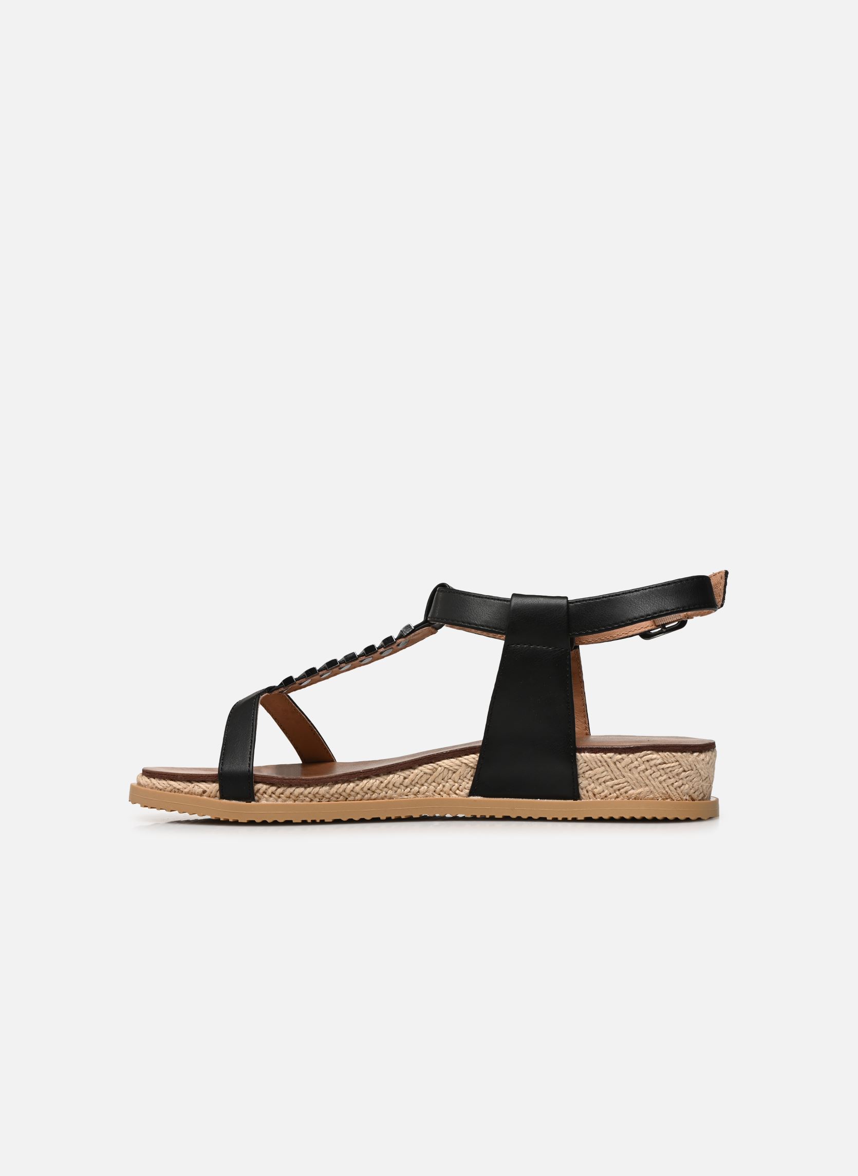 Sandales compensées et plateformes SARA femme noir Chattawak Sandales compensées et plateformes SARA femme noir Noir