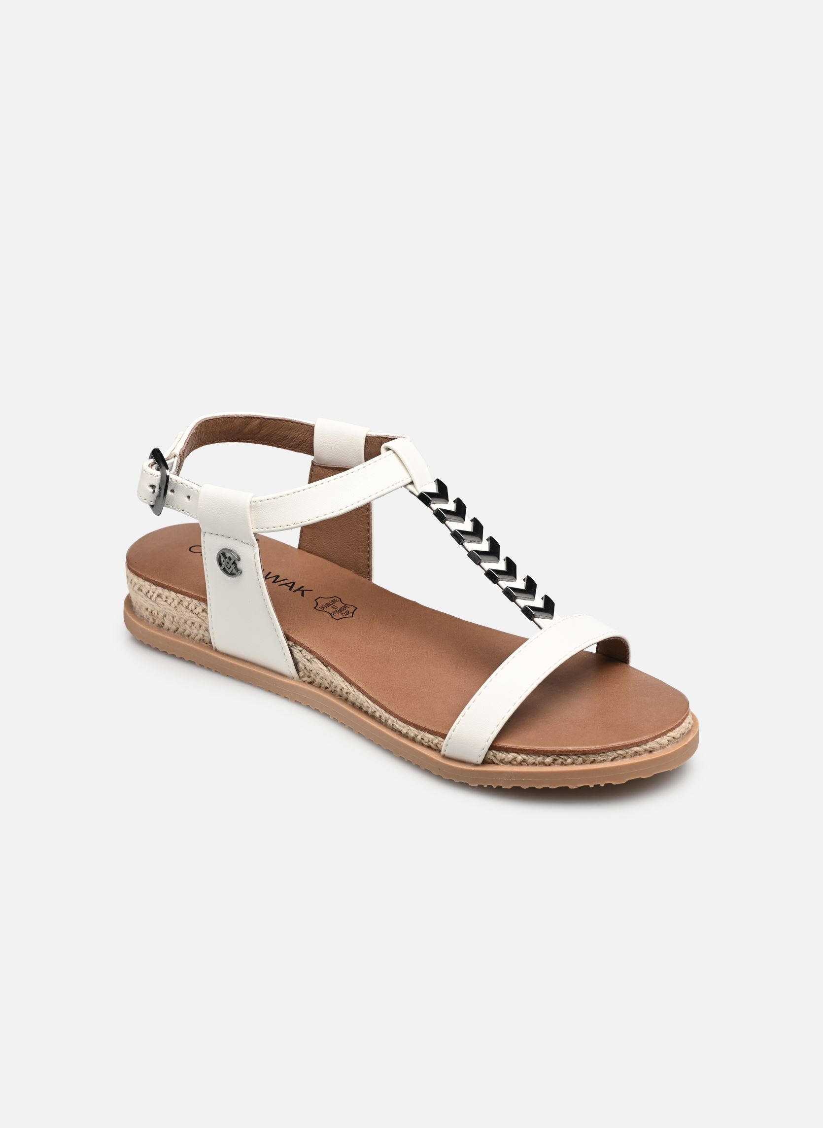 Sandales compensées et plateformes SARA femme blanc Chattawak Sandales compensées et plateformes SARA femme blanc Blanc