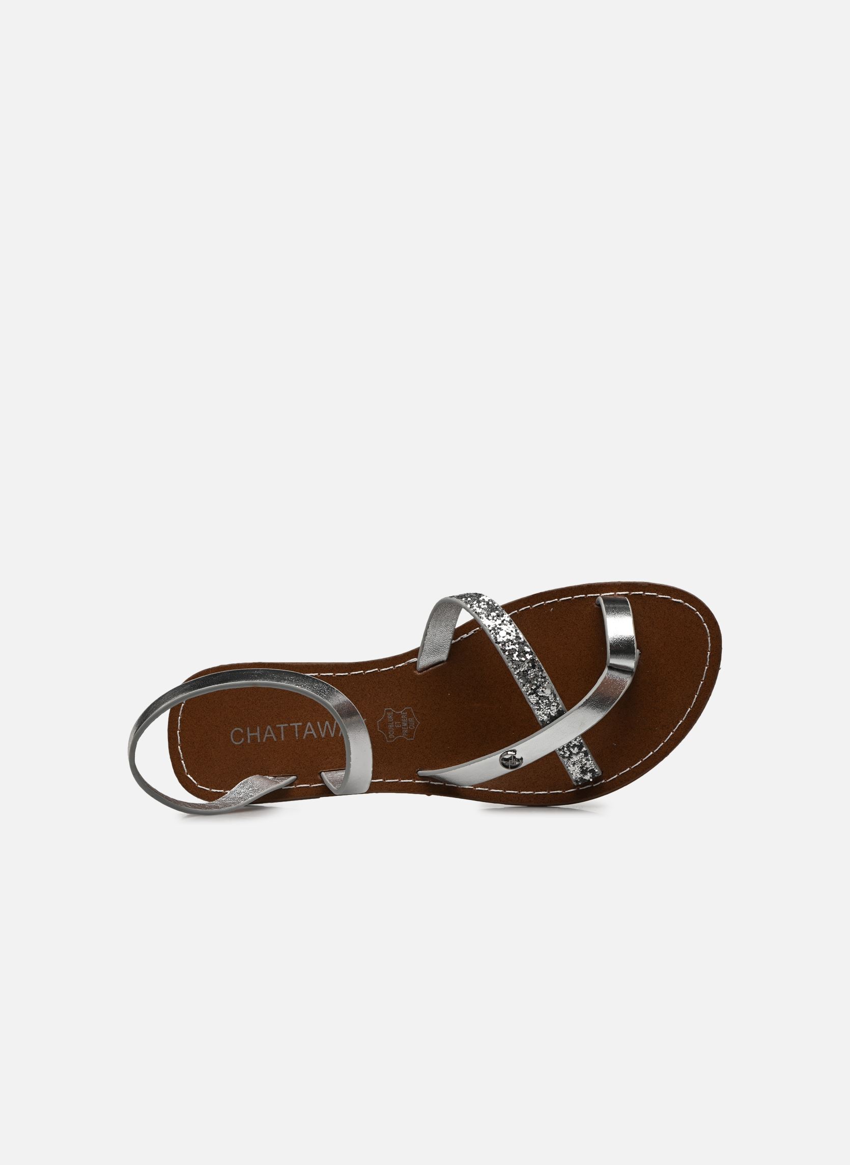 Sandalen SHAN dames zilver Chattawak Sandalen SHAN dames zilver Argent